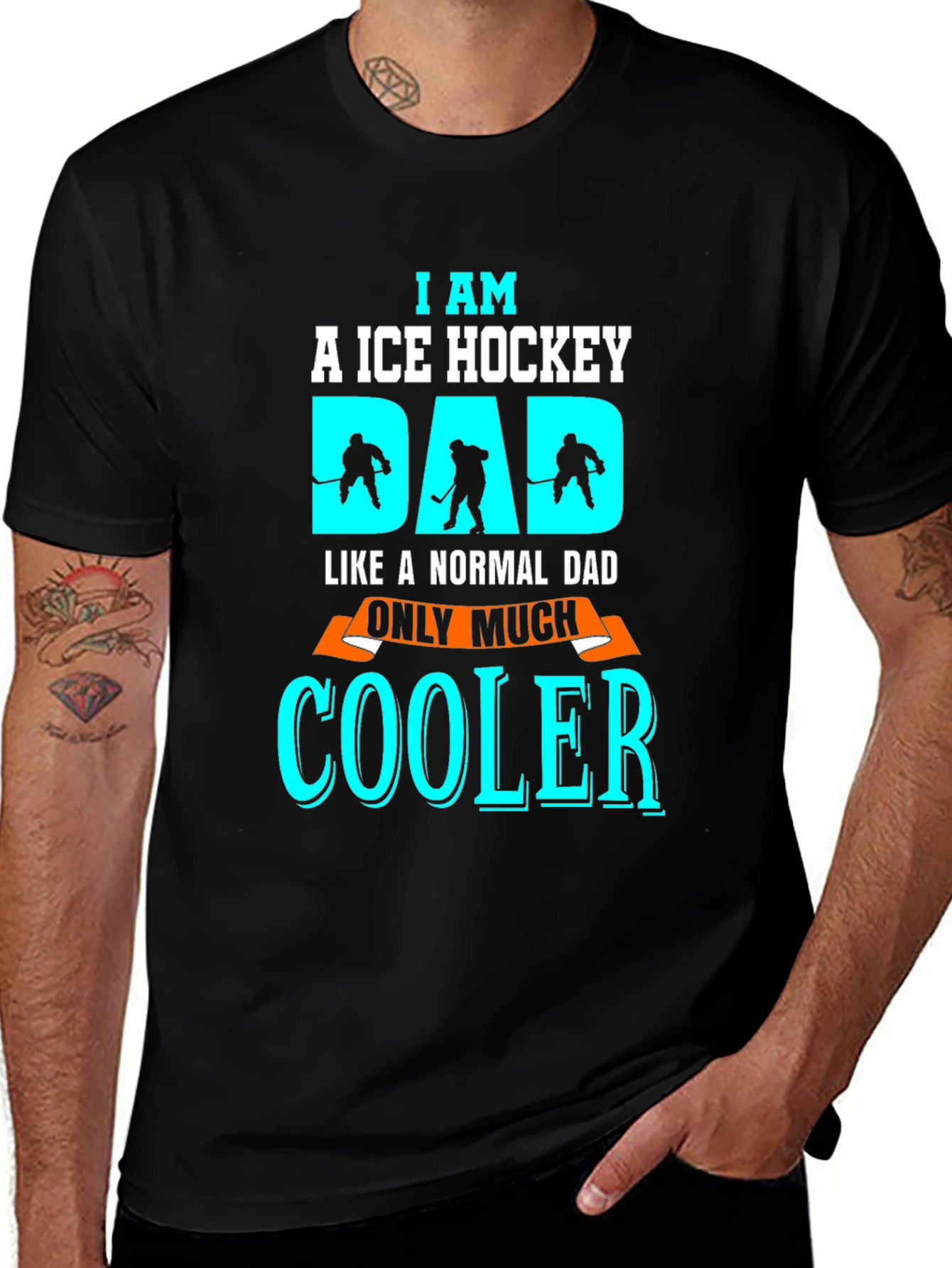 Variant 16 of Ice Hockey Dad T-Shirt - Cool Father's Day Tee
