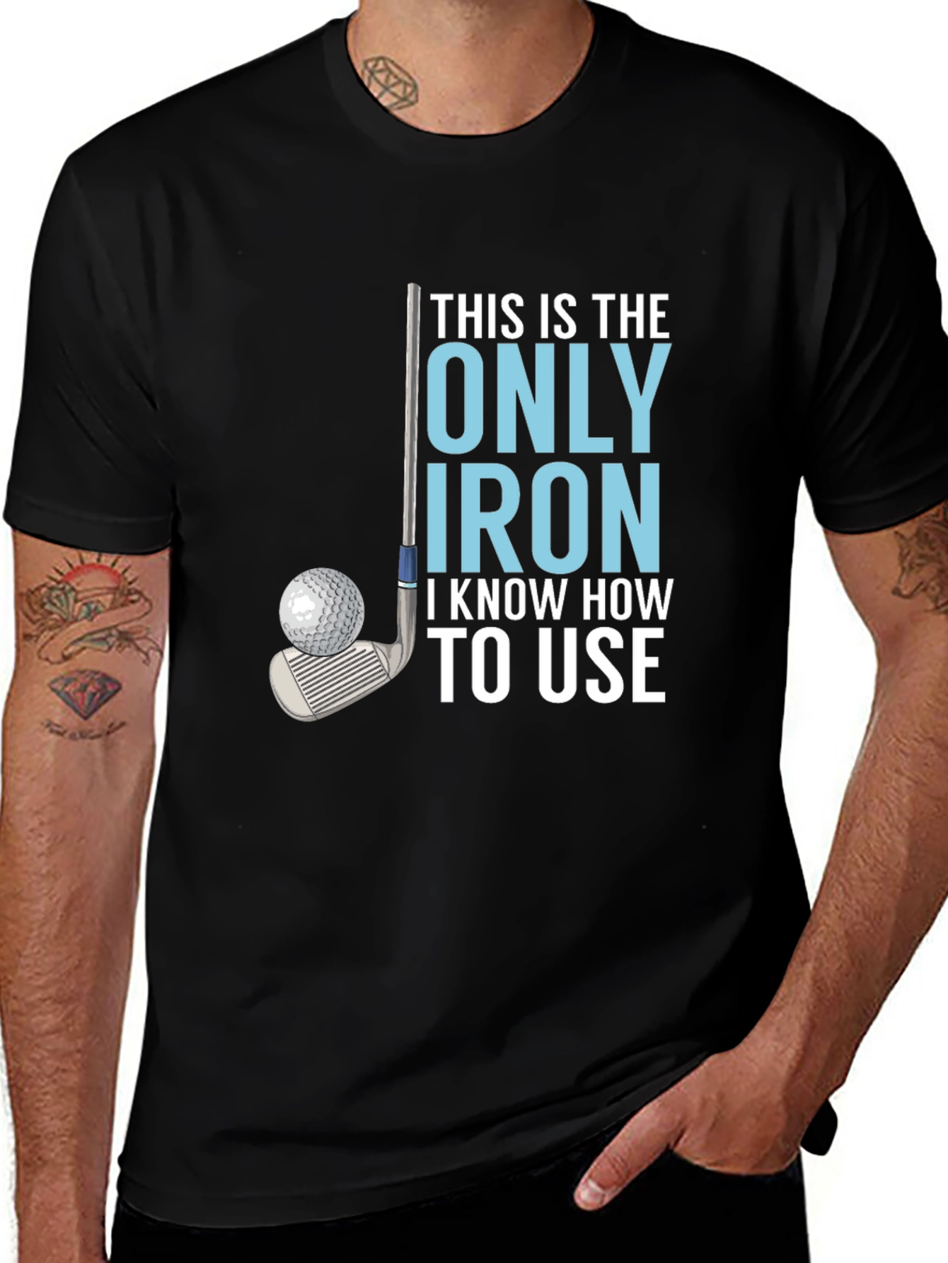 Variant 15 of Golf Iron T-Shirt - Humorous Golfer Tee