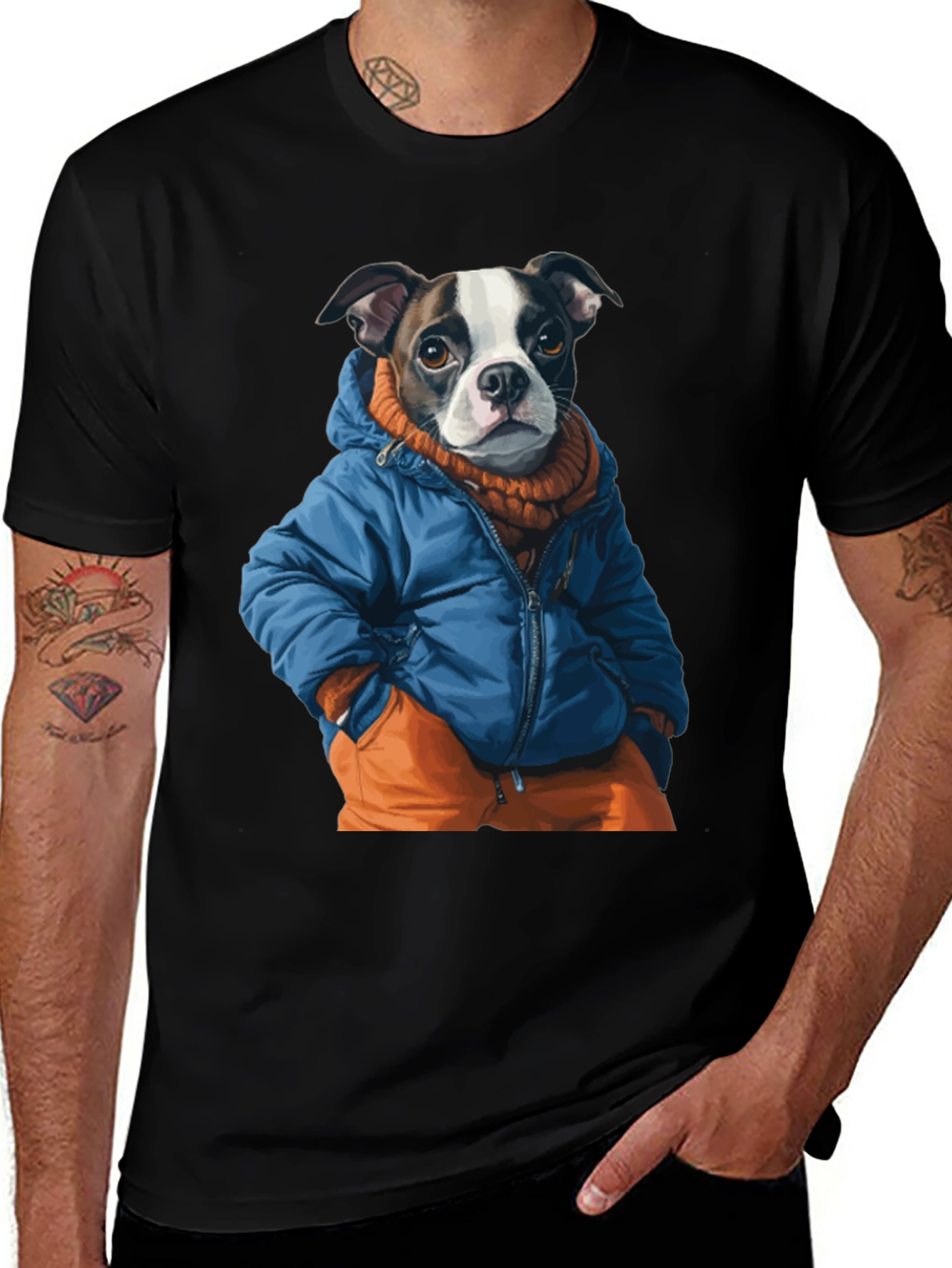 Variant 8 of Dog in Clothes Graphic Tee