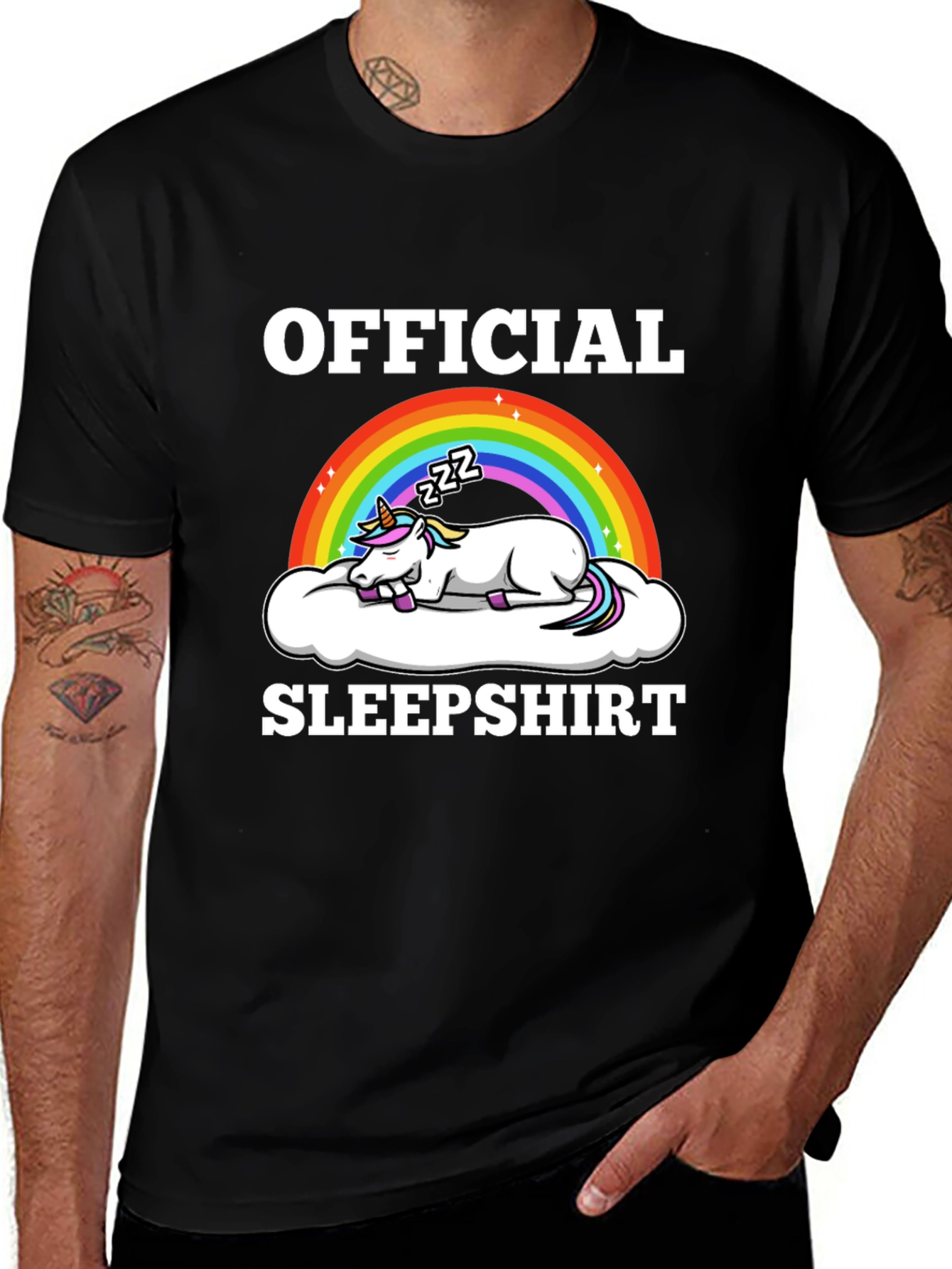 Variant 18 of Official Sleepshirt T-Shirt Unicorn Rainbow