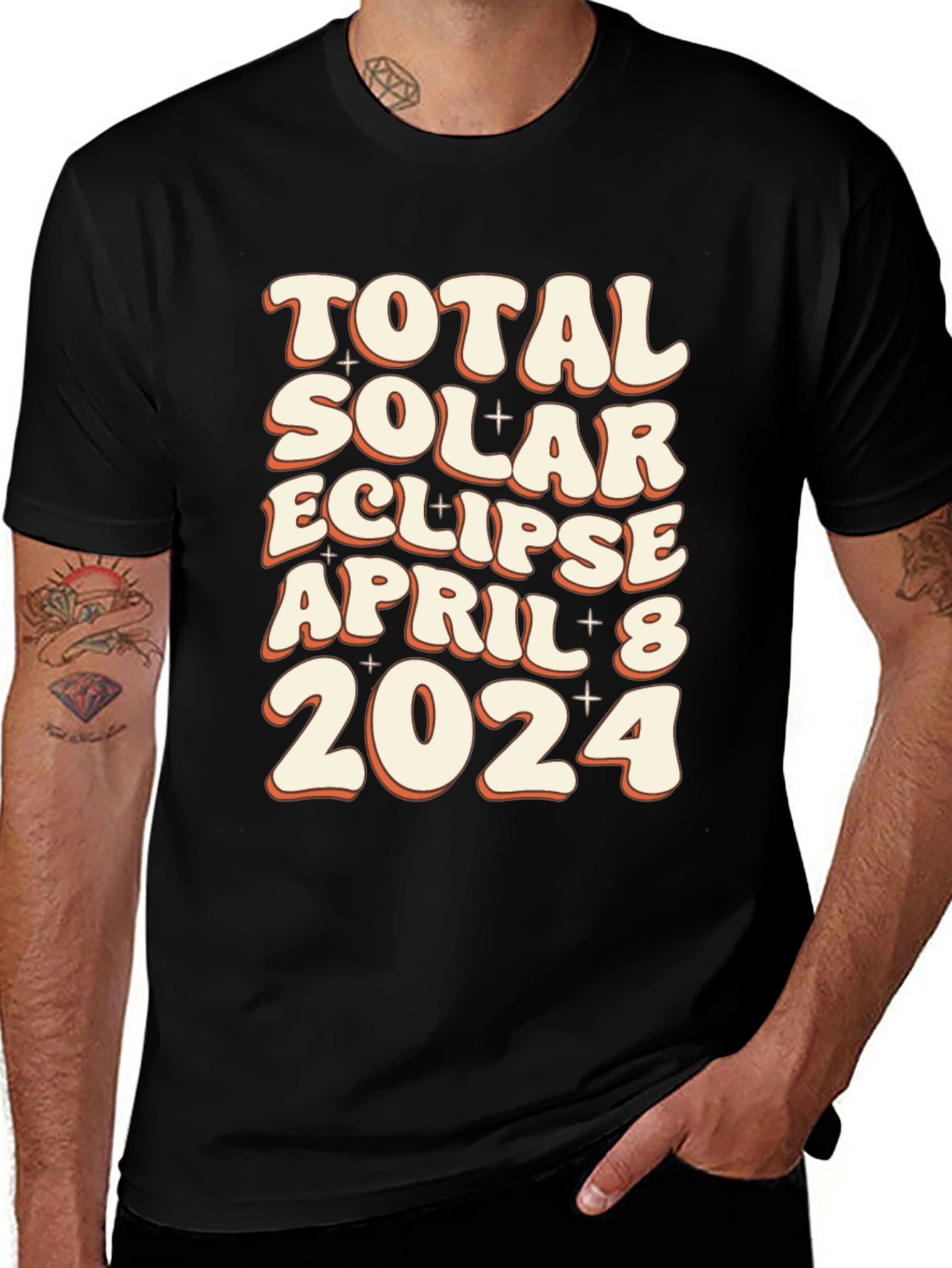 Variant 16 of Total Solar Eclipse April 8 2024 Graphic Tee