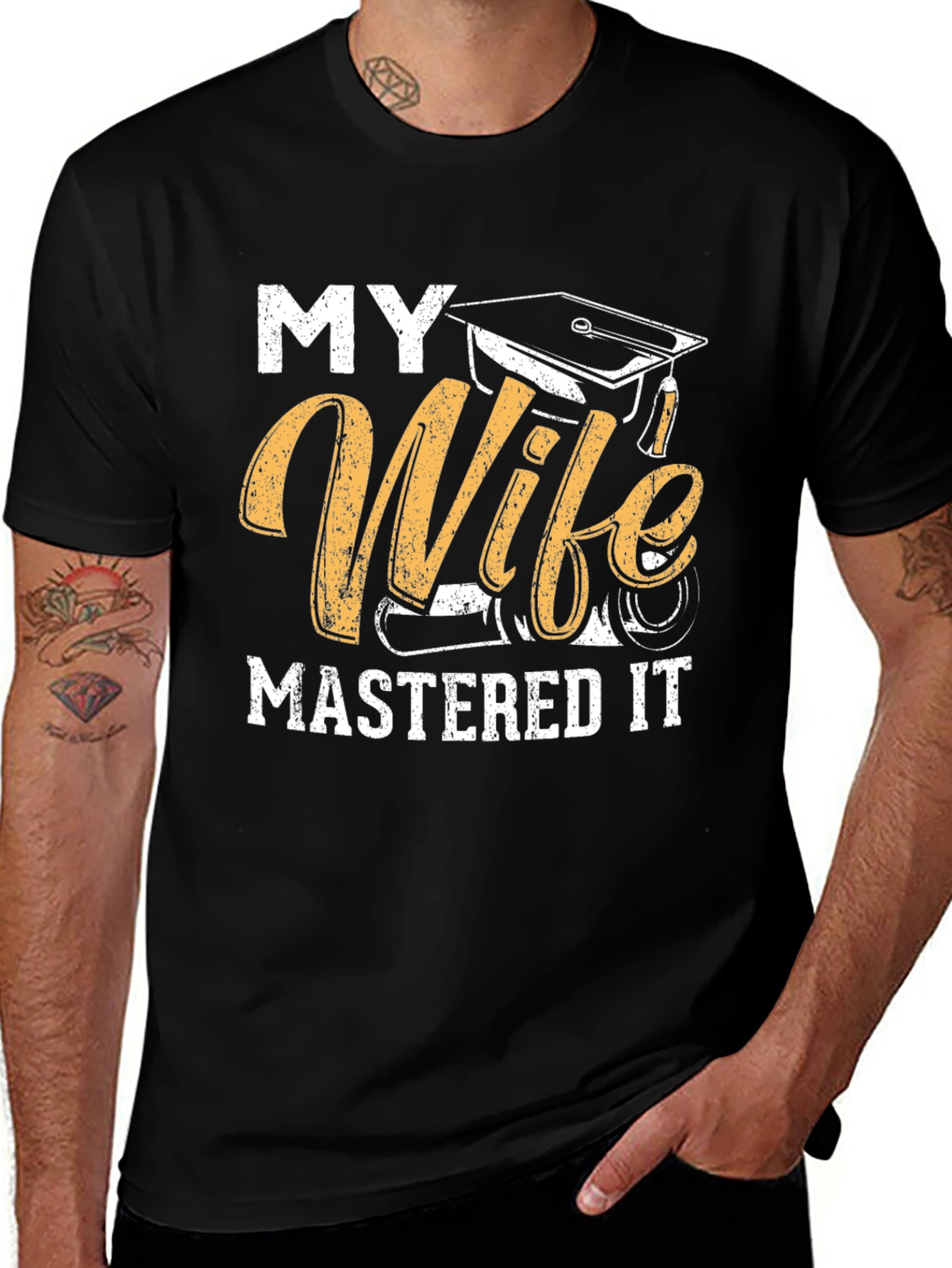 Variant 5 of My Wife Mastered It Graduation T-Shirt