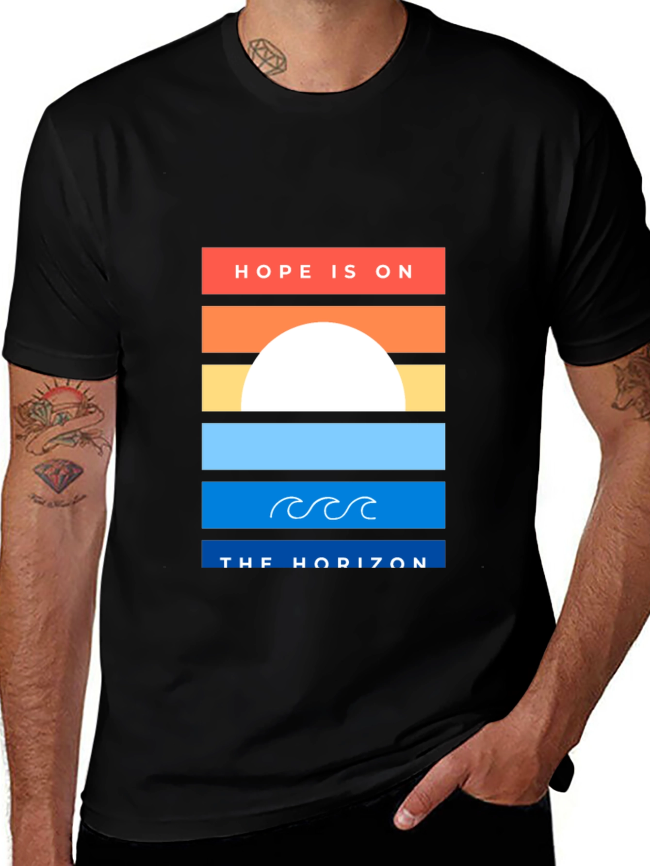 Variant 12 of Hope Horizon Graphic T-Shirt - Stylish & Inspiring