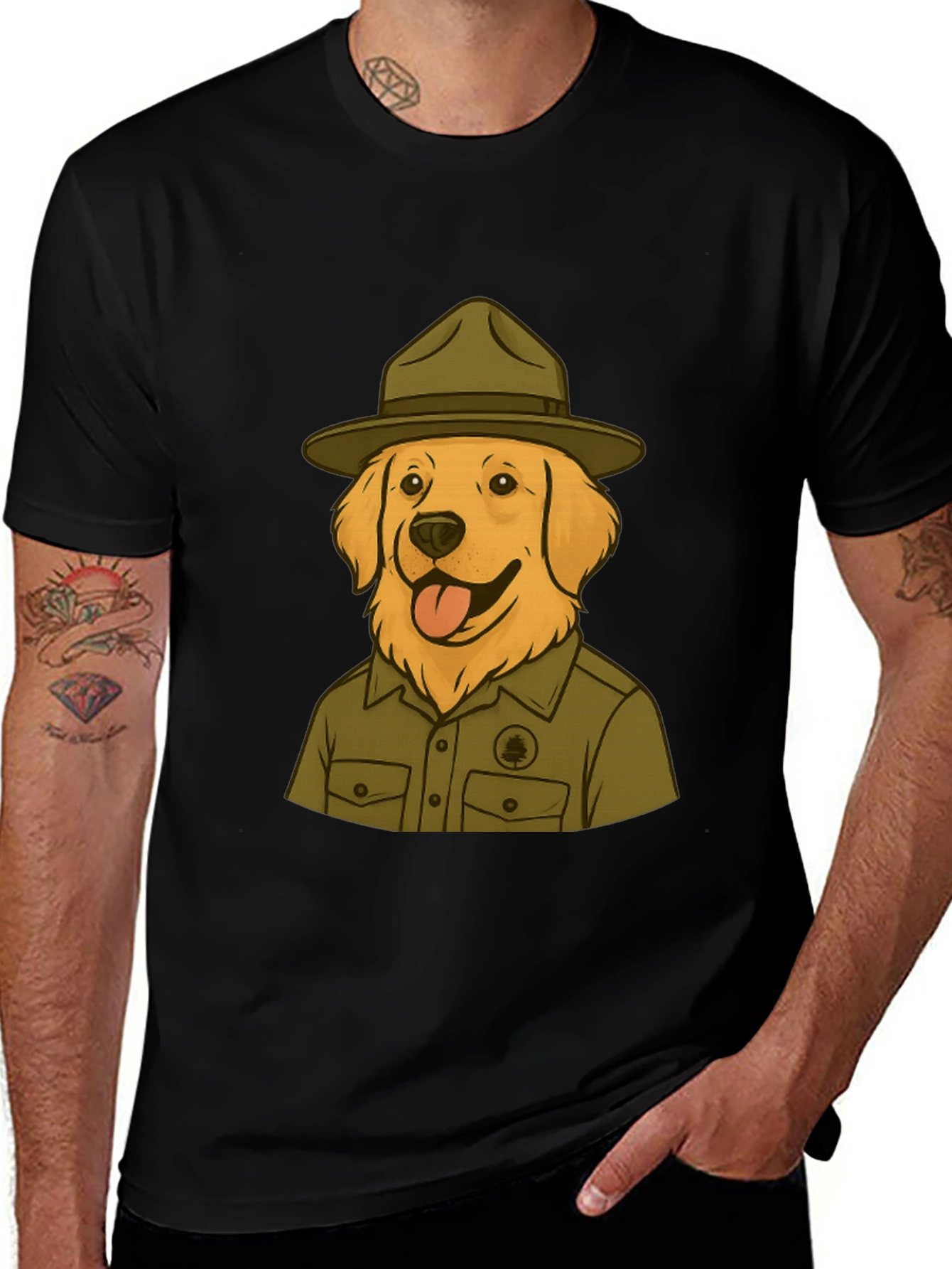 Variant 29 of Dog Park Ranger T-Shirt - National Park Service Style