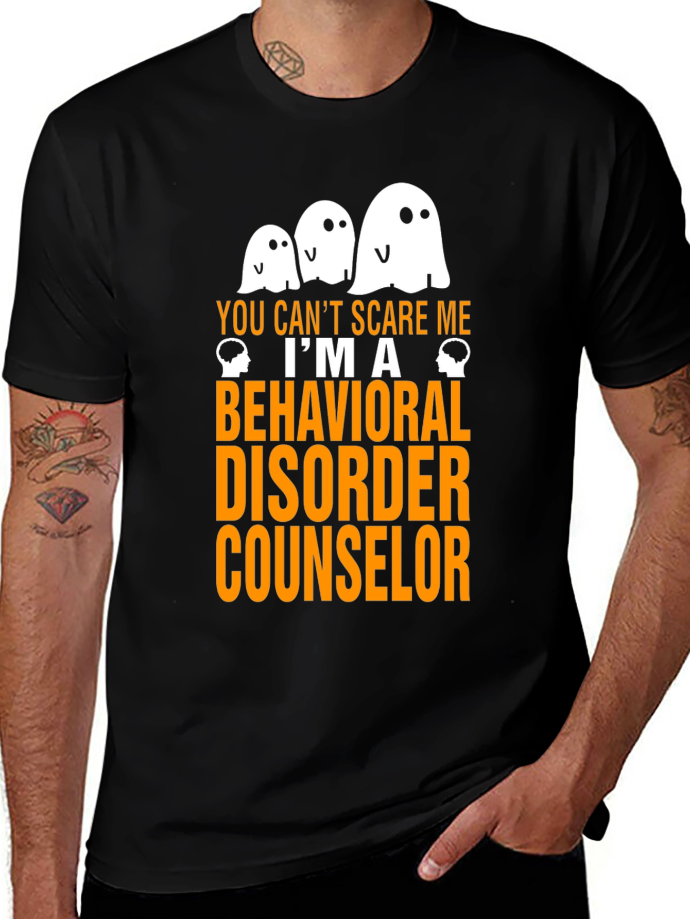Funny Halloween Behavioral Disorder Counselor T-Shirt