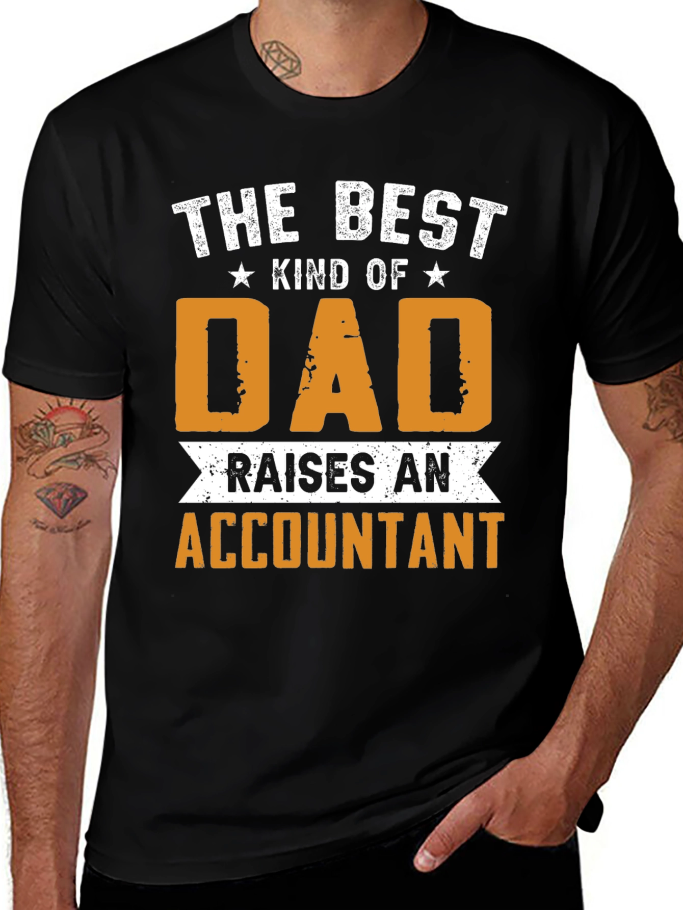 Variant 21 of Best Dad Accountant T-Shirt