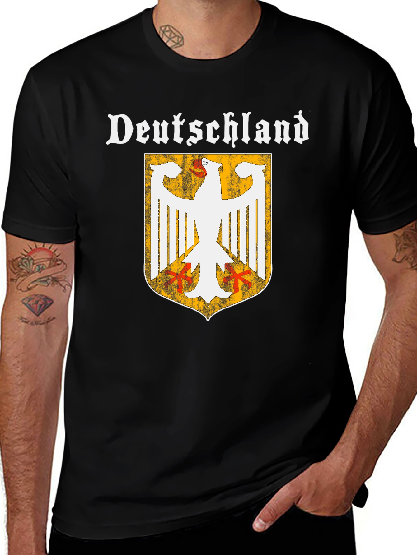 Variant 20 of Deutschland Eagle Crest Graphic Tee