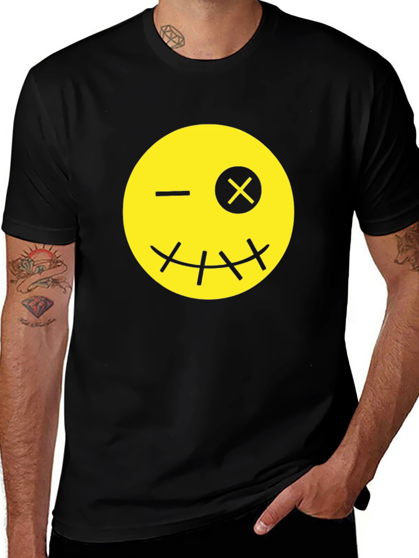 Variant 10 of Winking Smiley Face Graphic Tee