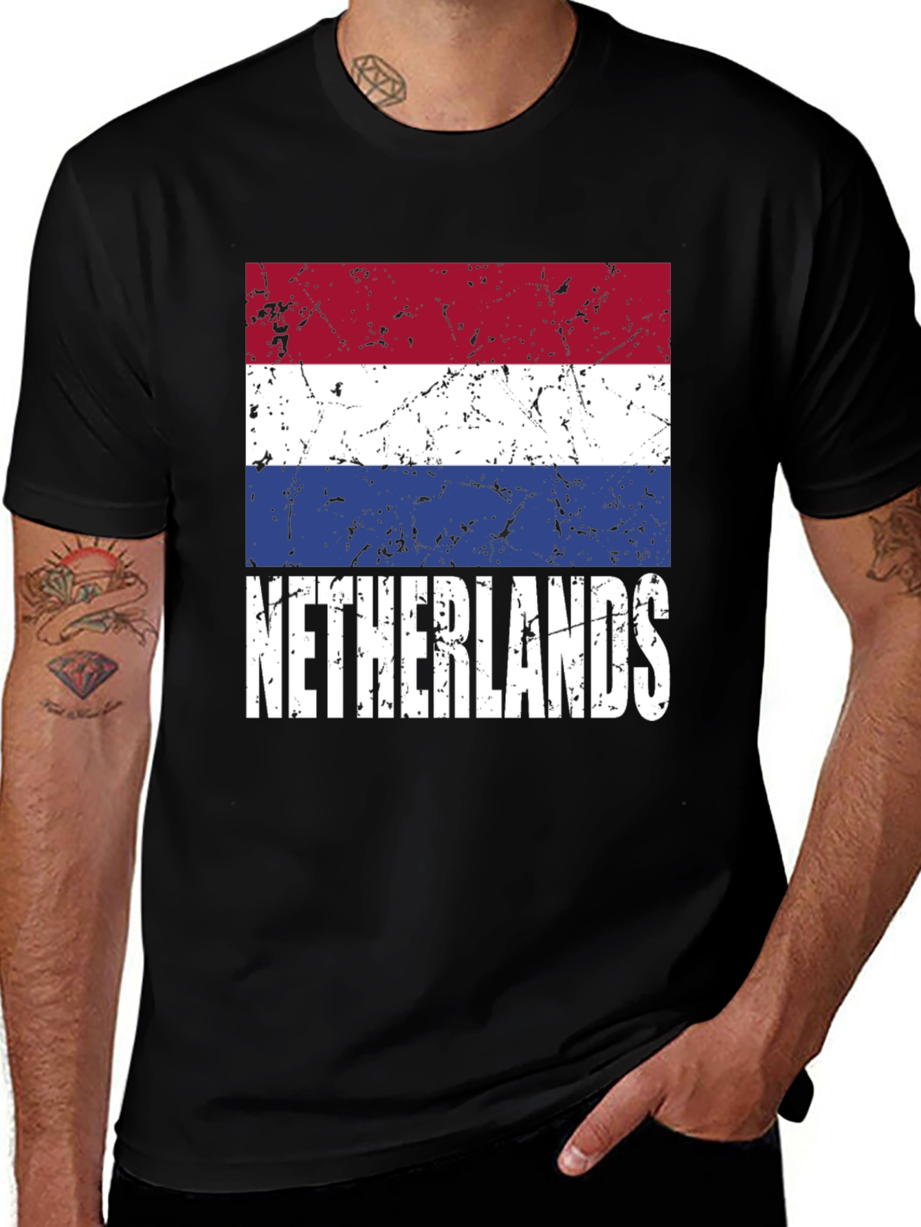 Variant 9 of Netherlands Flag T-Shirt