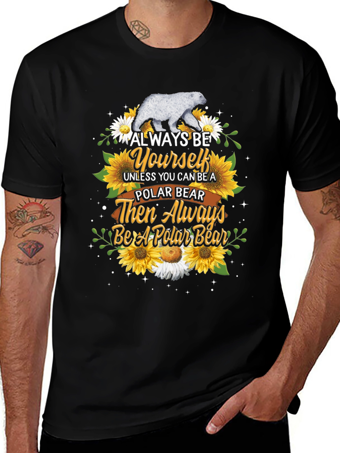 Variant 11 of Always Be Yourself Polar Bear T-Shirt