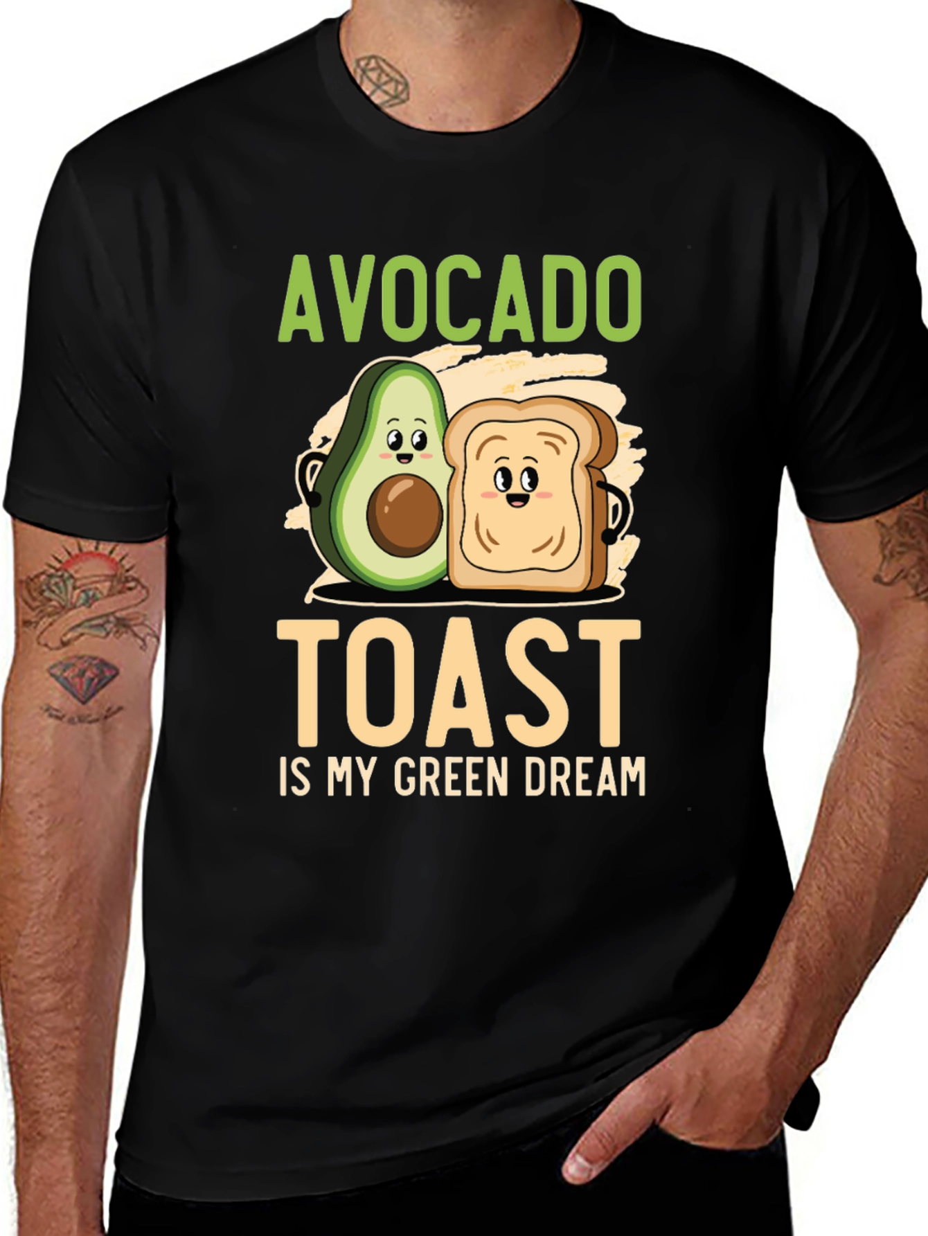 Variant 2 of Avocado Toast Green Dream T-Shirt