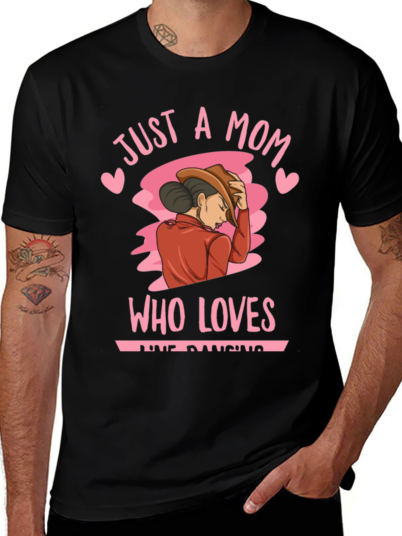 Variant 27 of Just A Mom Who Loves Line Dancing T-Shirt