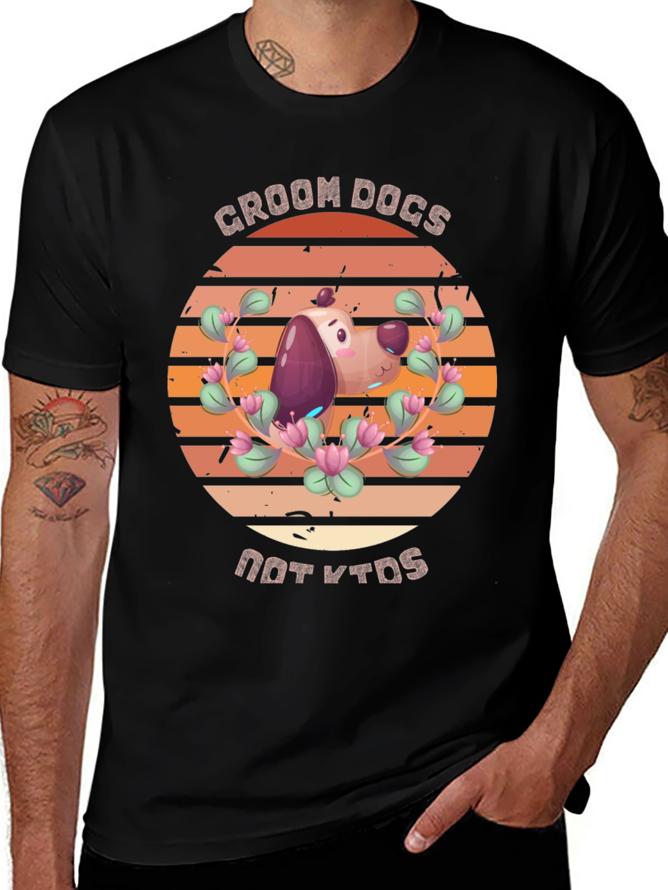 Variant 16 of Groom Dogs Not Kids T-Shirt