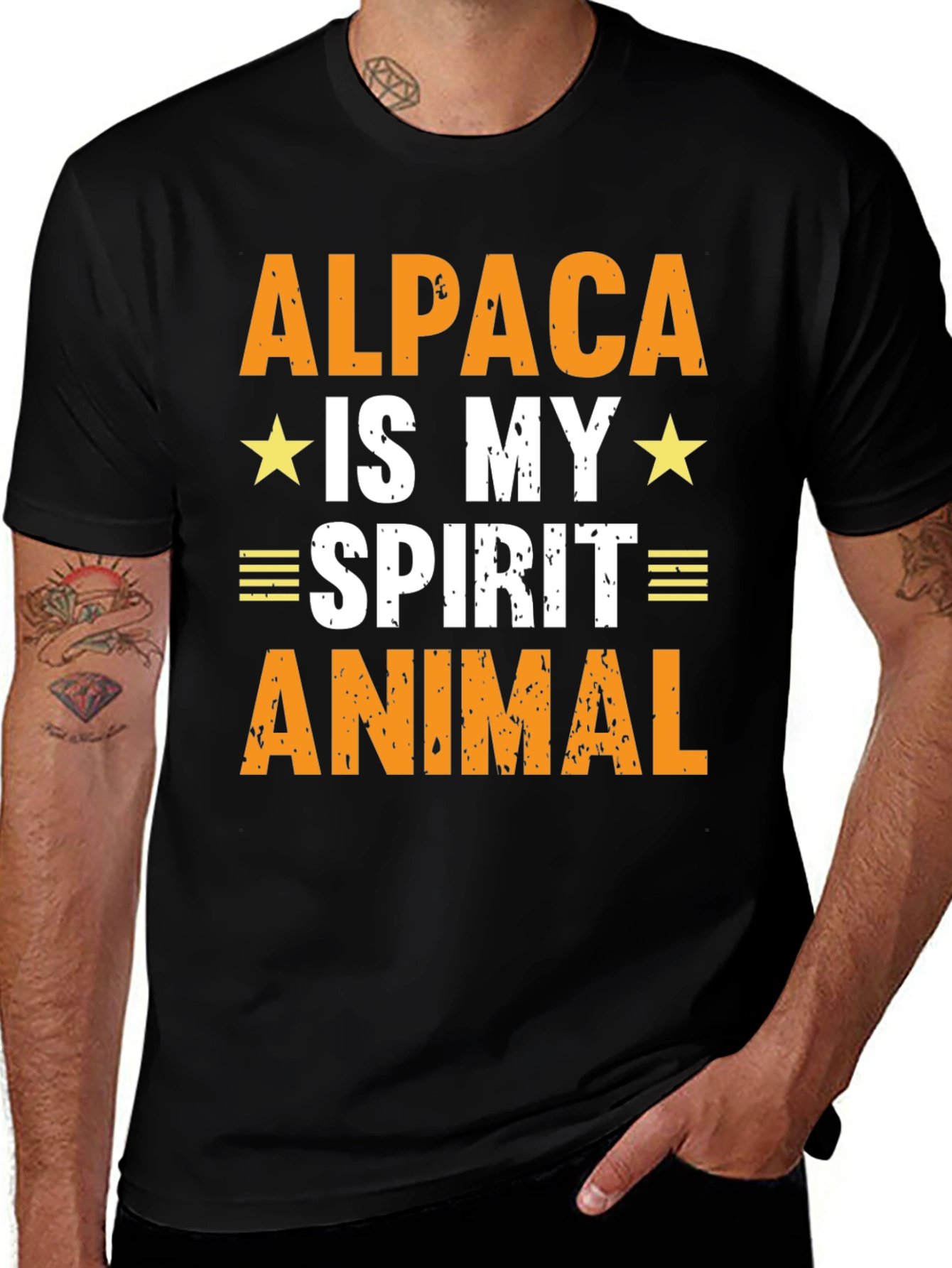 Variant 11 of Alpaca is My Spirit Animal T-Shirt