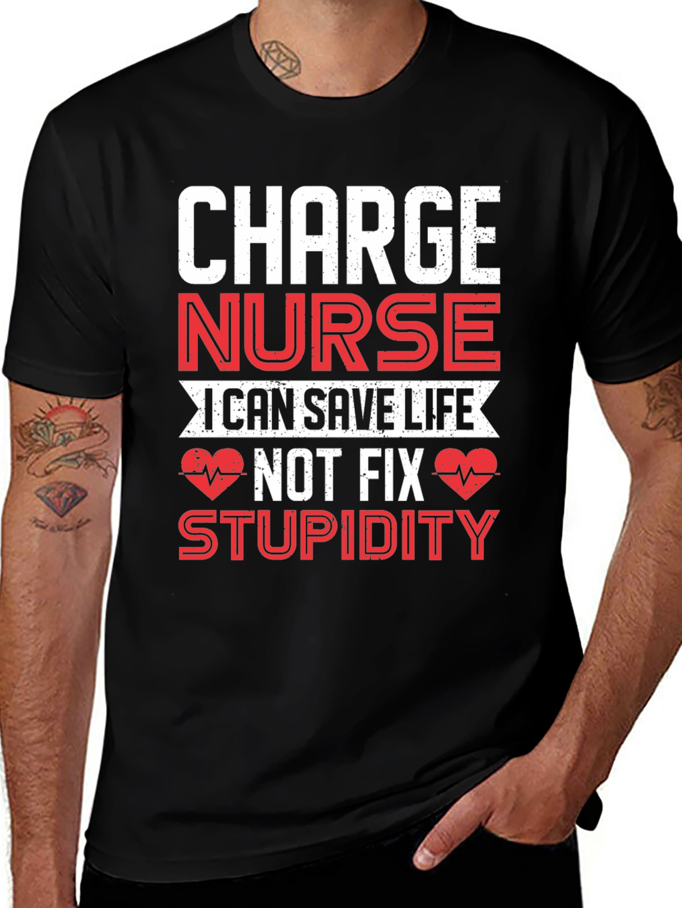 Charge Nurse Save Life T-Shirt
