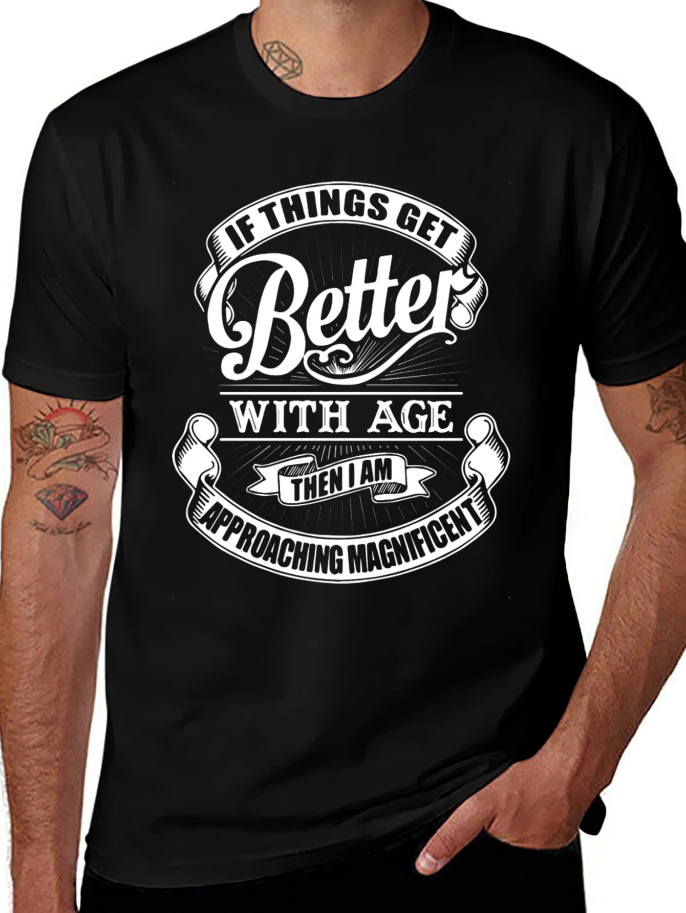 Variant 16 of Funny Age Magnificent Graphic T-Shirt