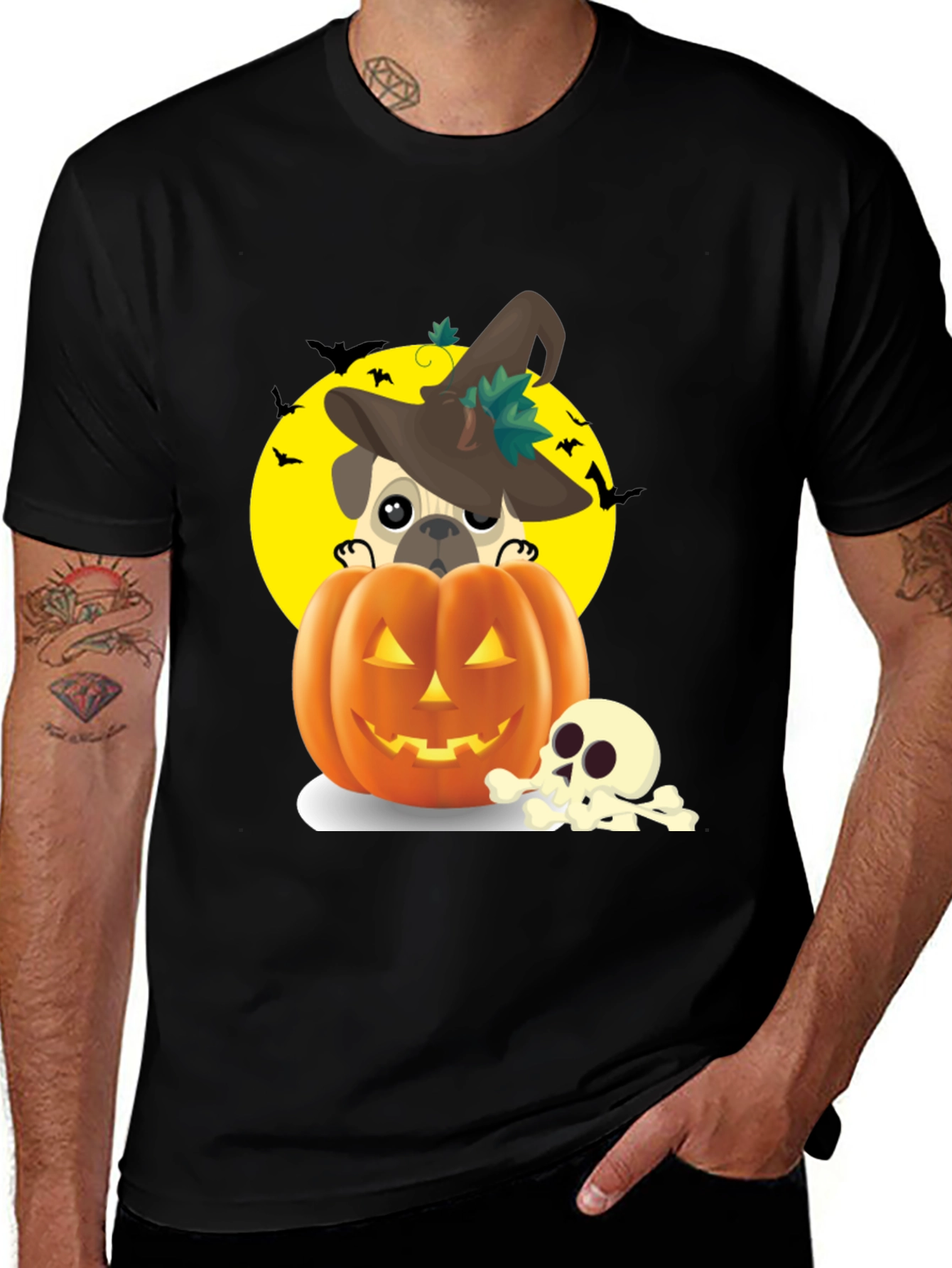 Variant 16 of Halloween Pug T-Shirt