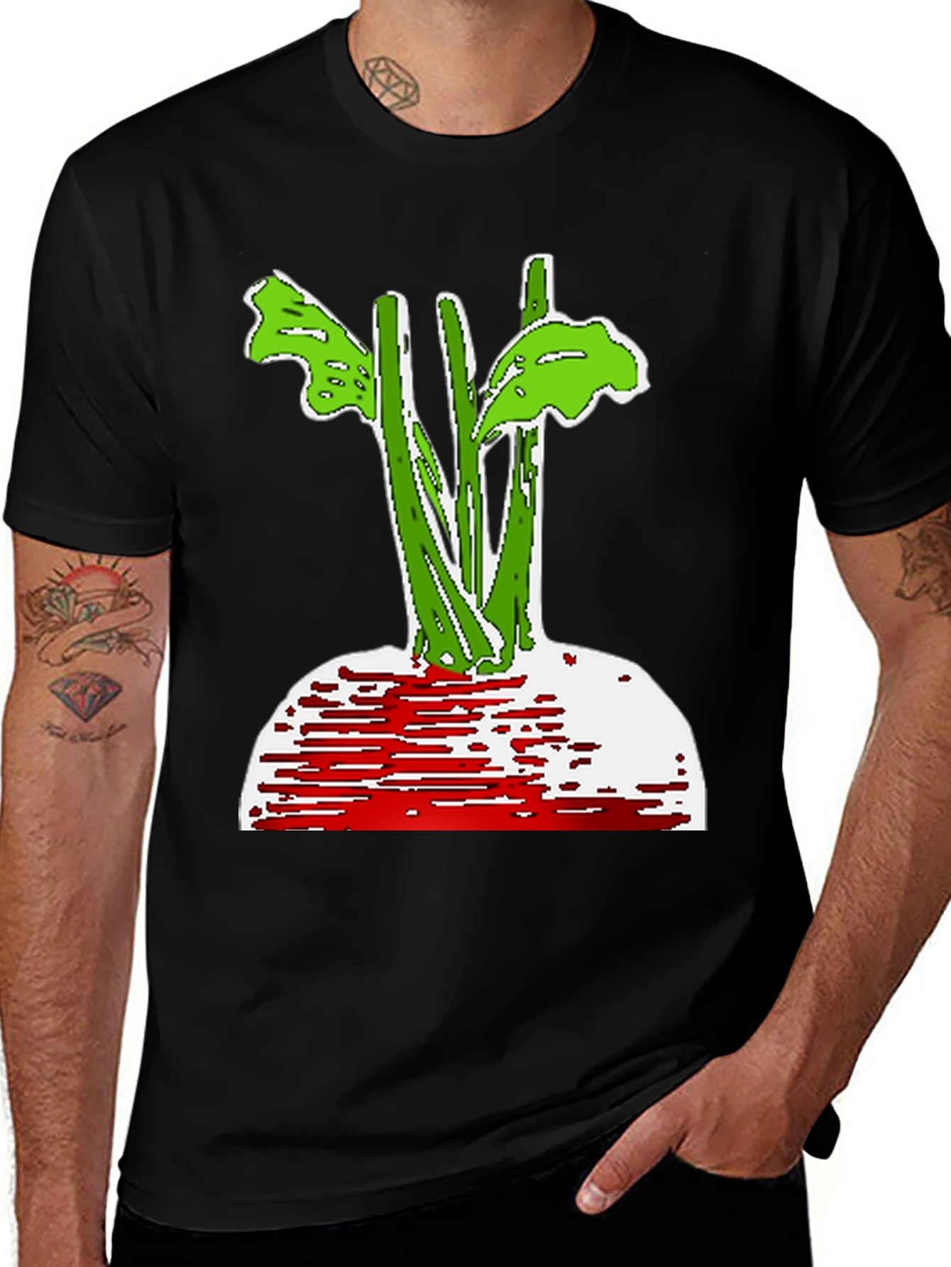 Variant 6 of Beet Plant Graphic T-Shirt - Nature Lover Tee