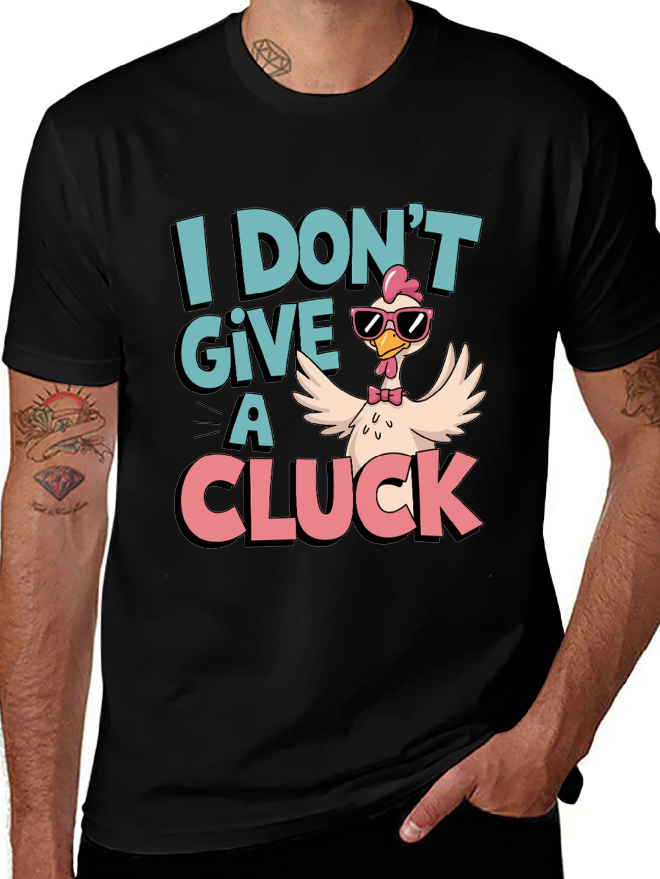Variant 4 of I Don't Give a Cluck T-Shirt
