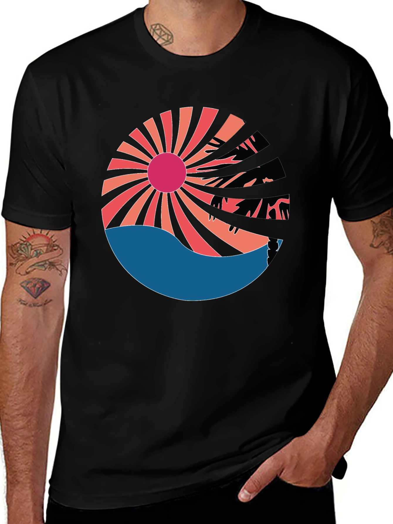 Variant 24 of Sunset Beach Graphic Tee