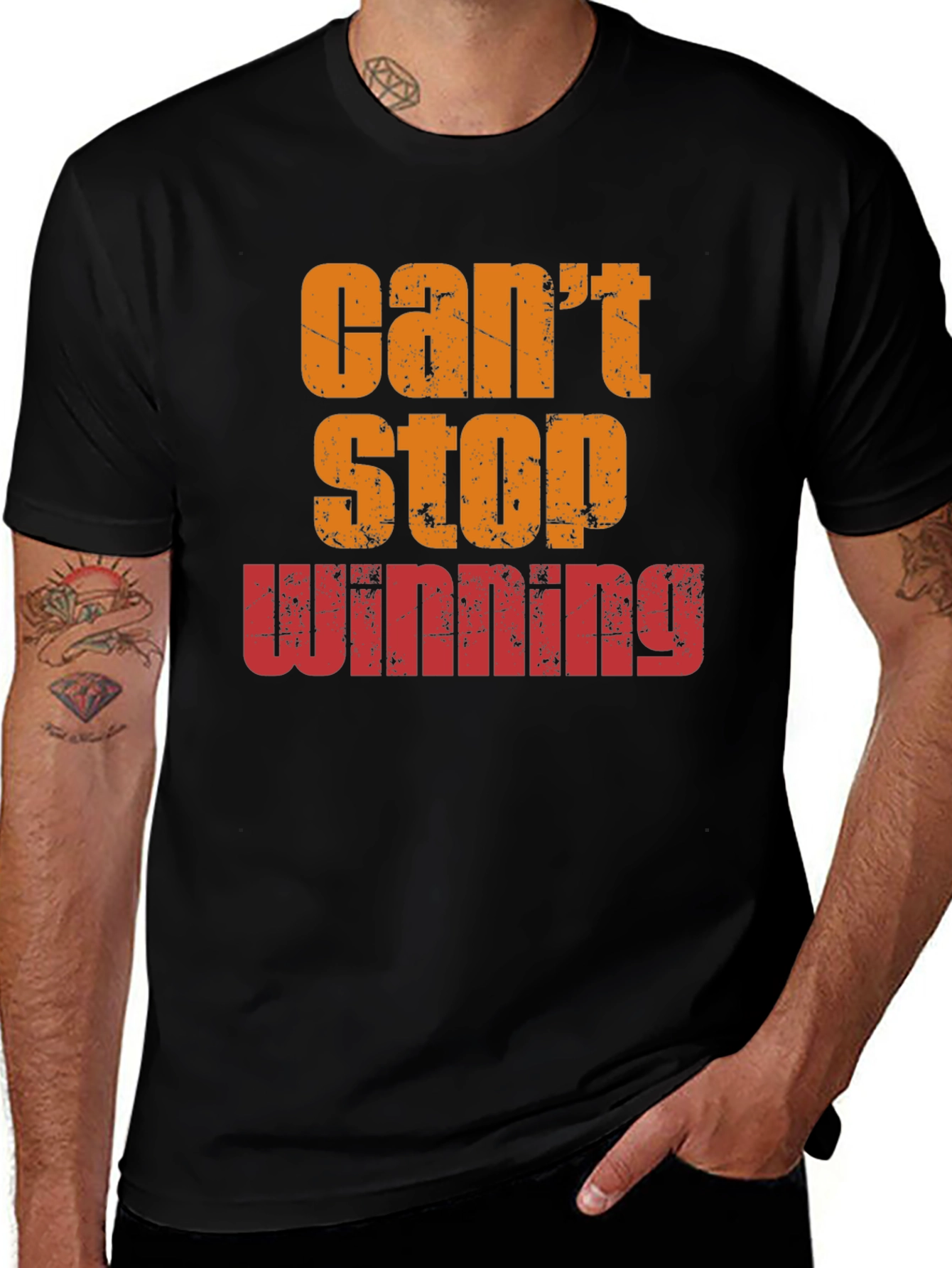 Variant 9 of Can't Stop Winning Men's Graphic T-Shirt