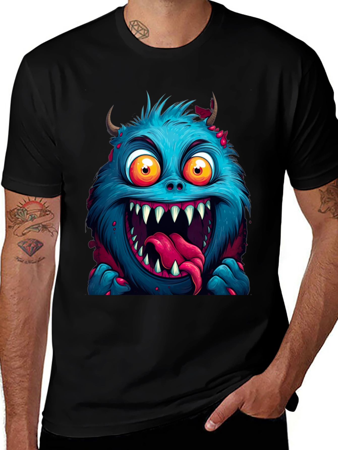 Monster Graphic Tee - Fun & Unique Design