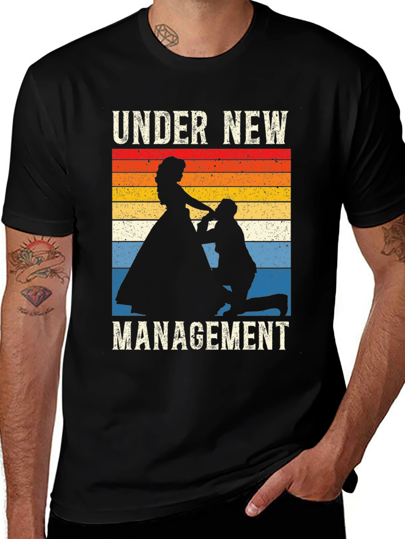 Variant 13 of Under New Management Wedding Graphic T-Shirt