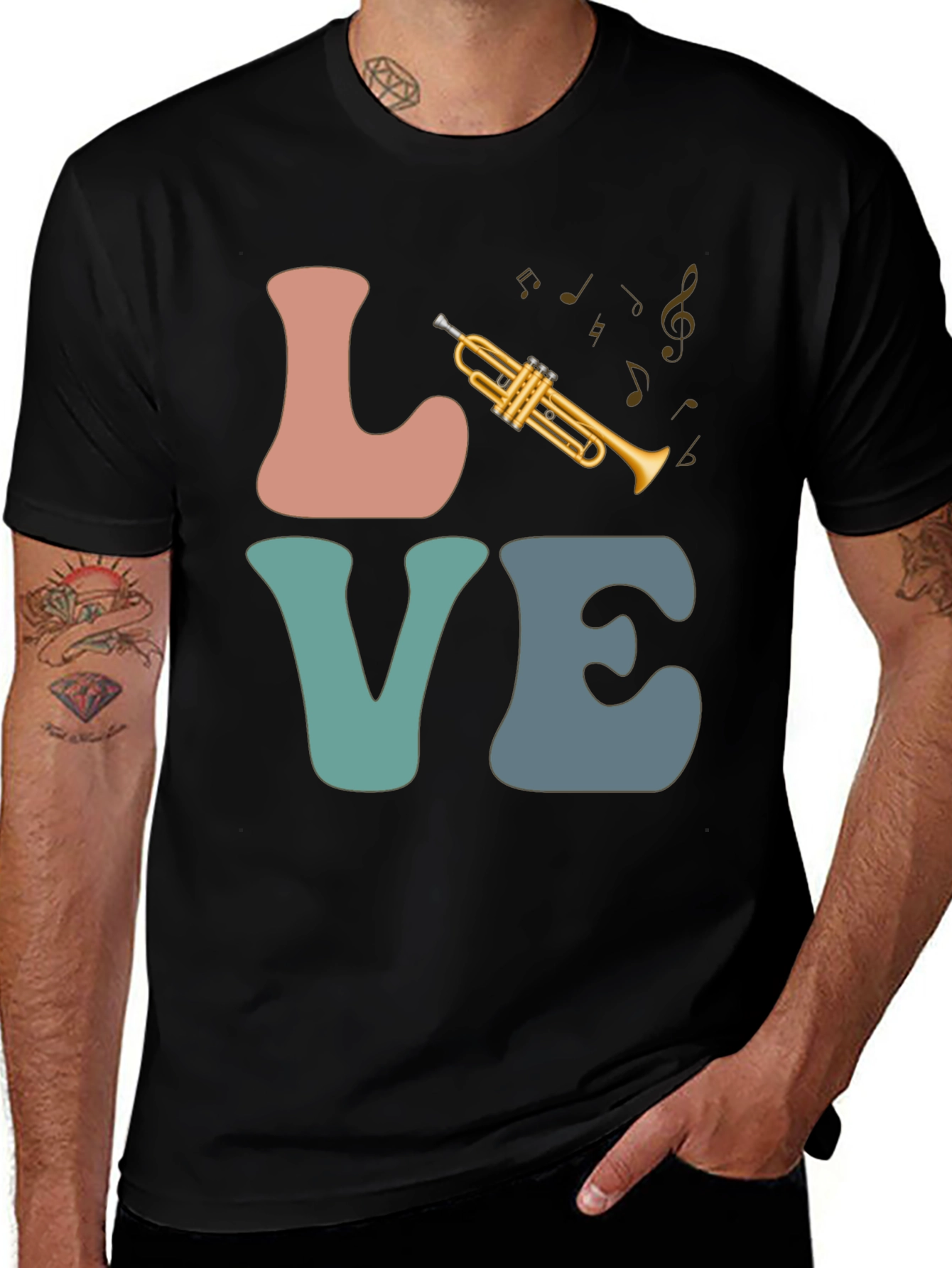 Variant 17 of Love Trumpet Graphic Tee