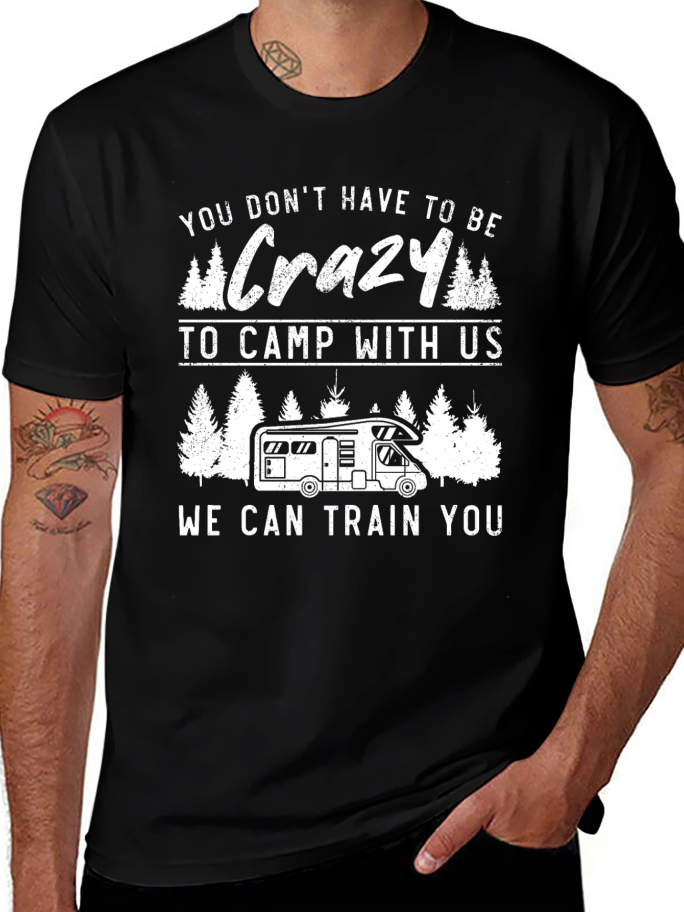 Variant 28 of Camping Crazy Humor T-Shirt
