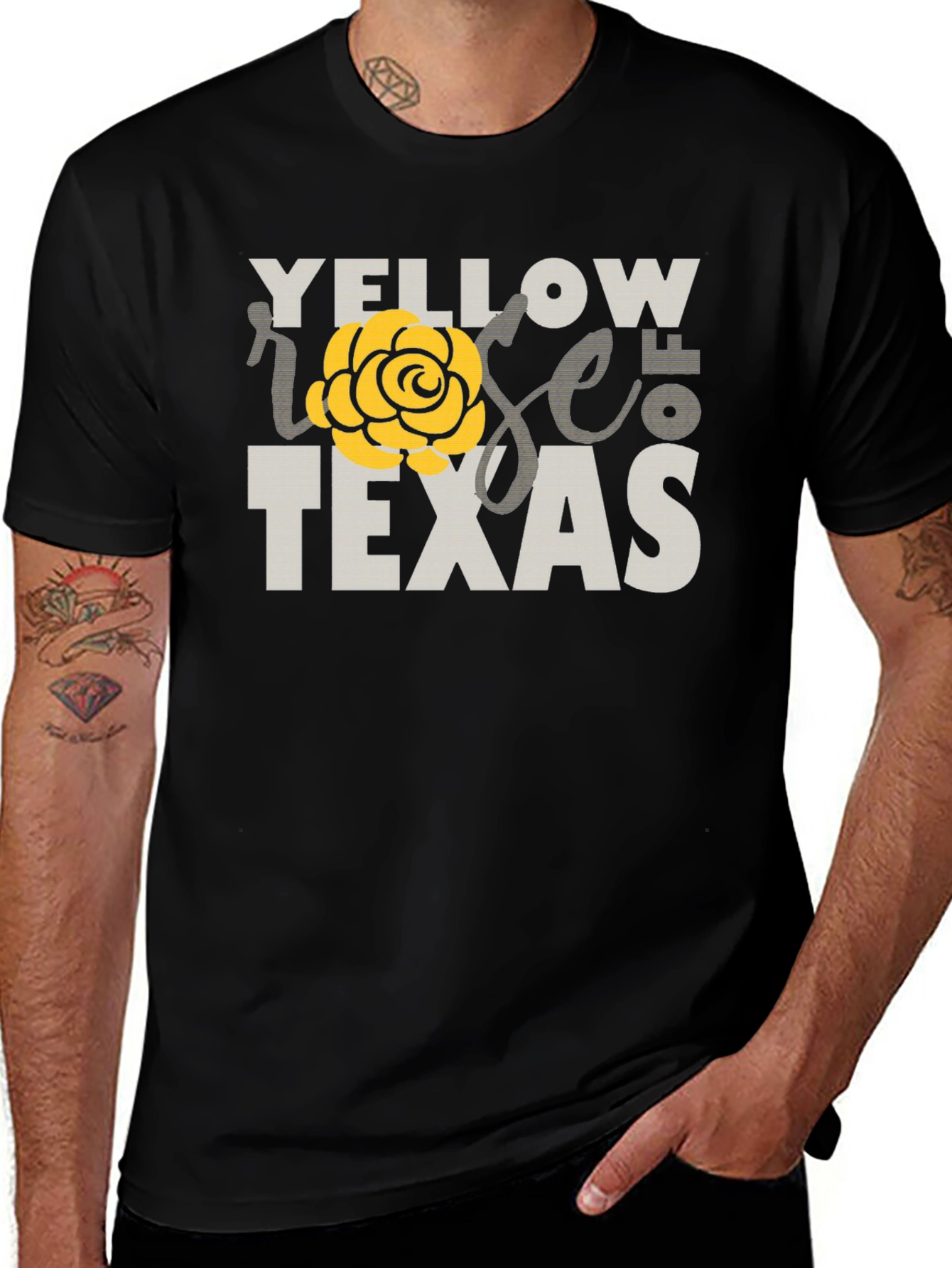 Yellow Rose of Texas Graphic T-Shirt