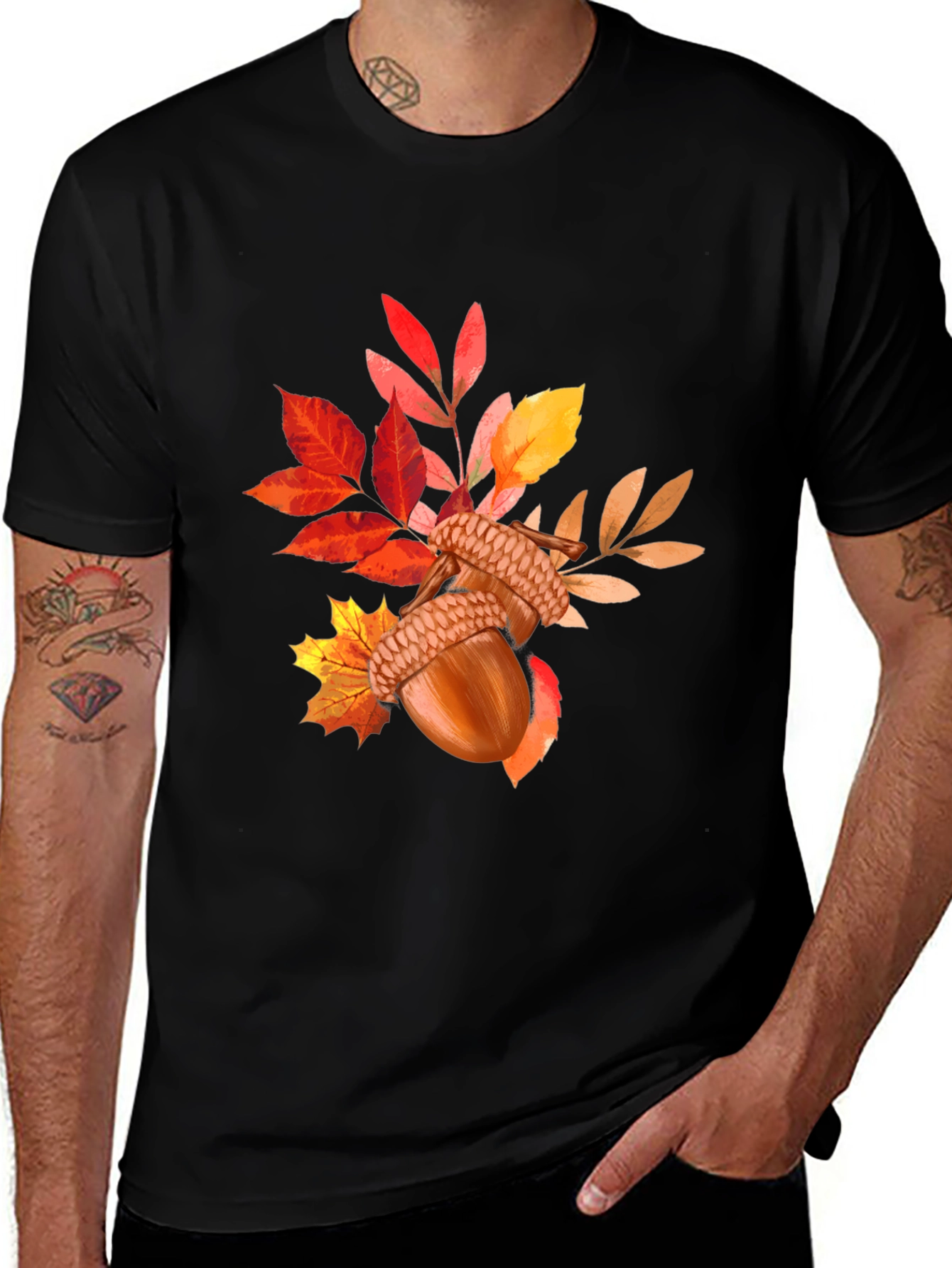 Variant 16 of Autumn Acorn Graphic Tee