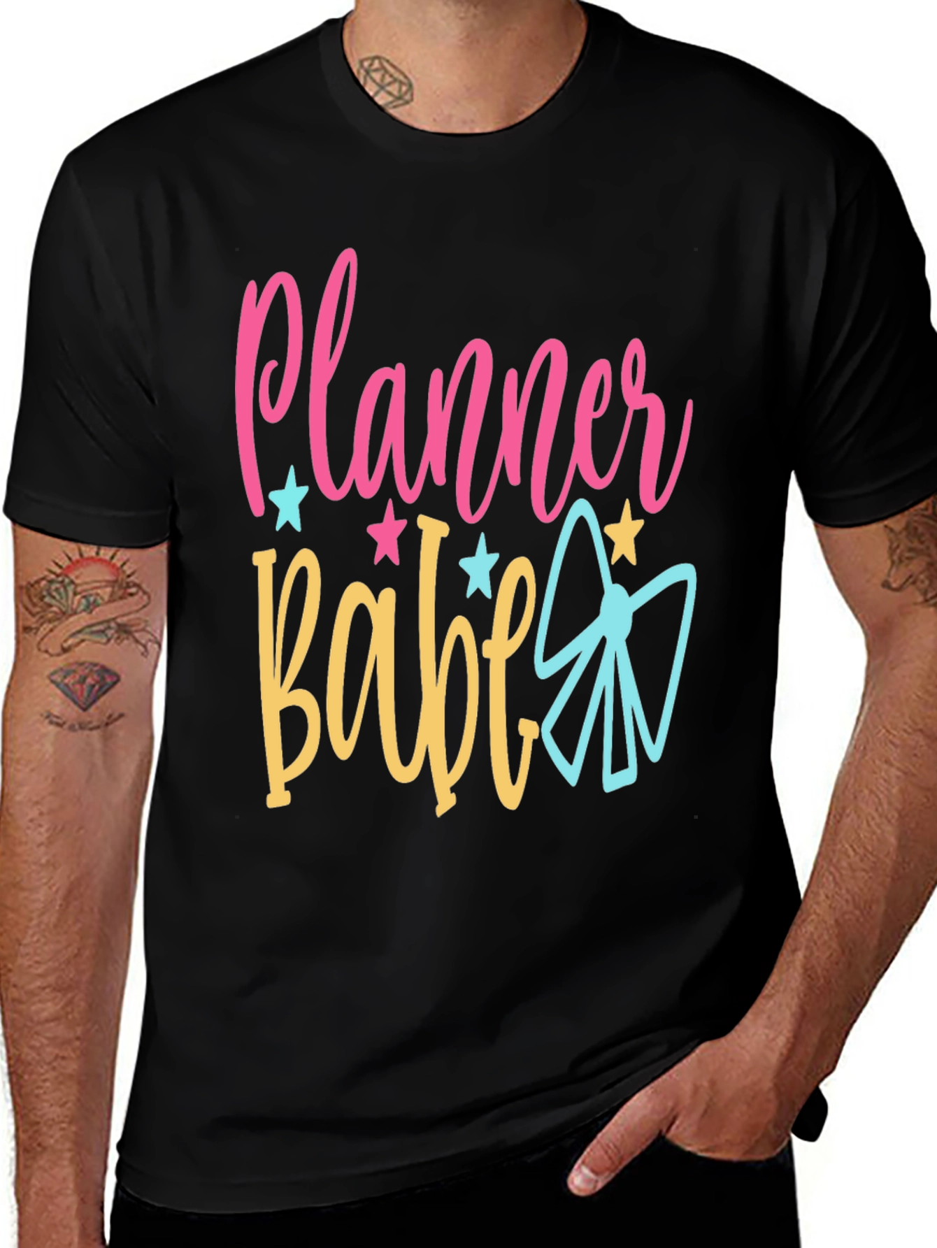 Variant 9 of Planner Babe Graphic Tee - Cute and Stylish