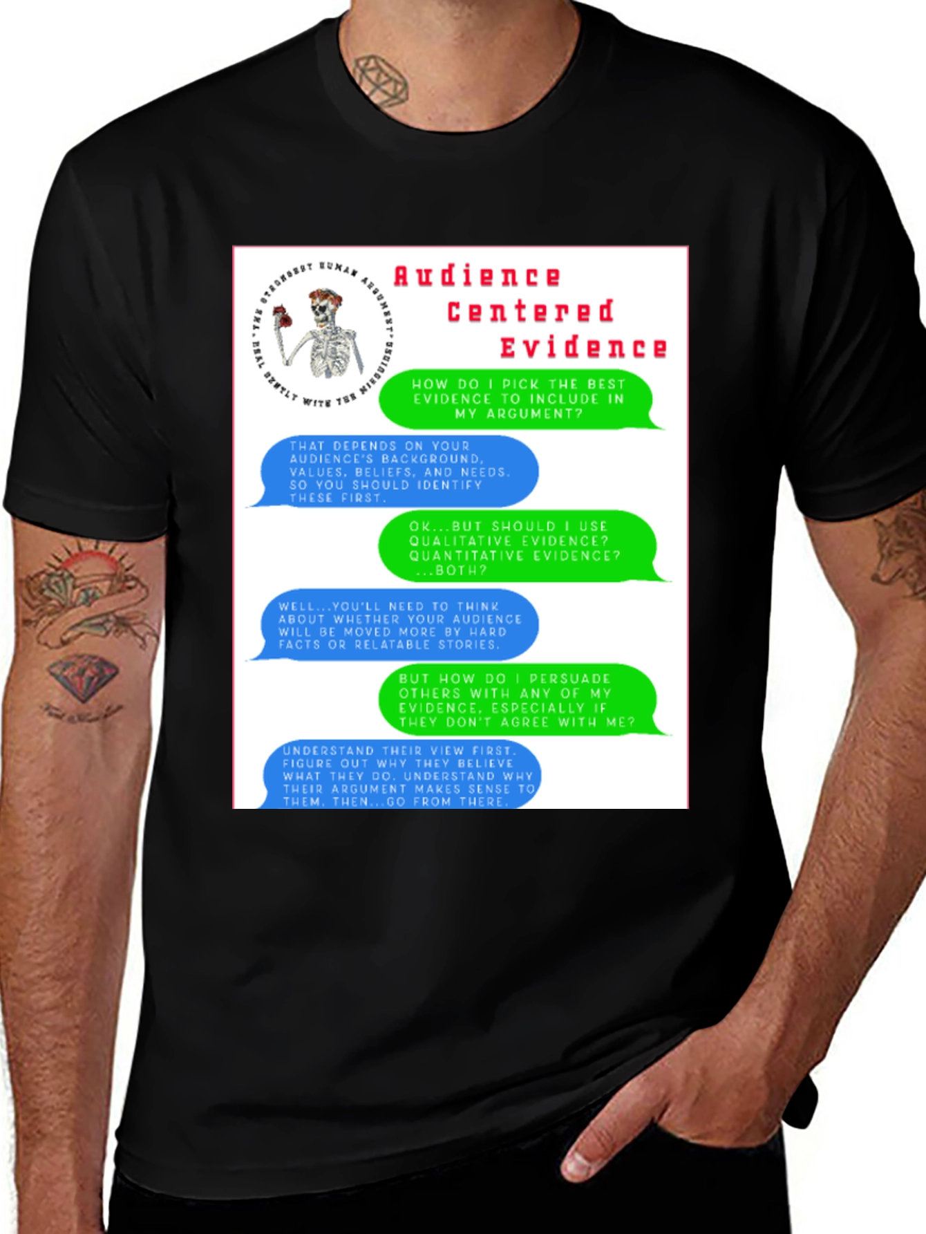 Audience Centered Evidence T-Shirt