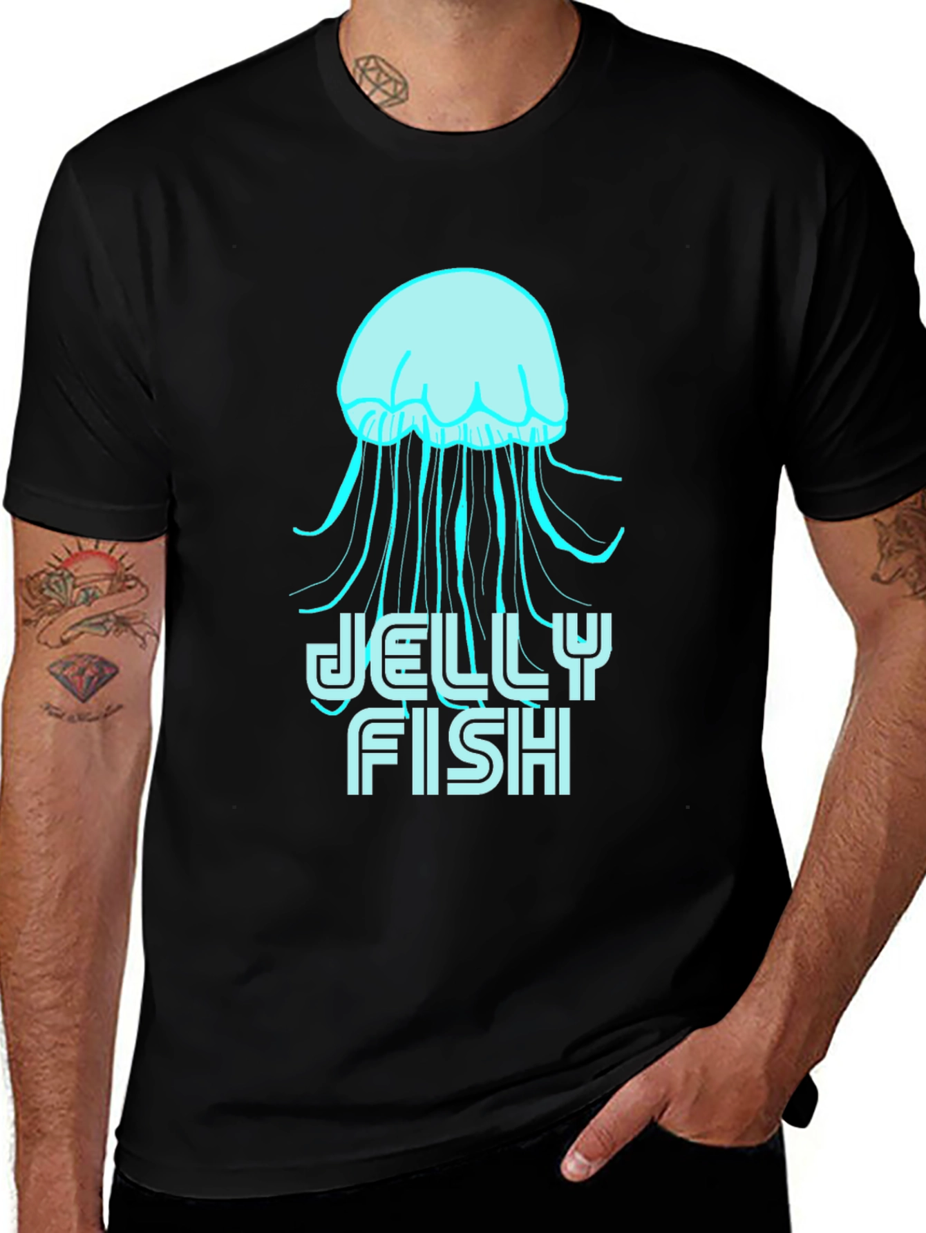 Variant 3 of Jellyfish Graphic Tee - Unique Sea Life Design