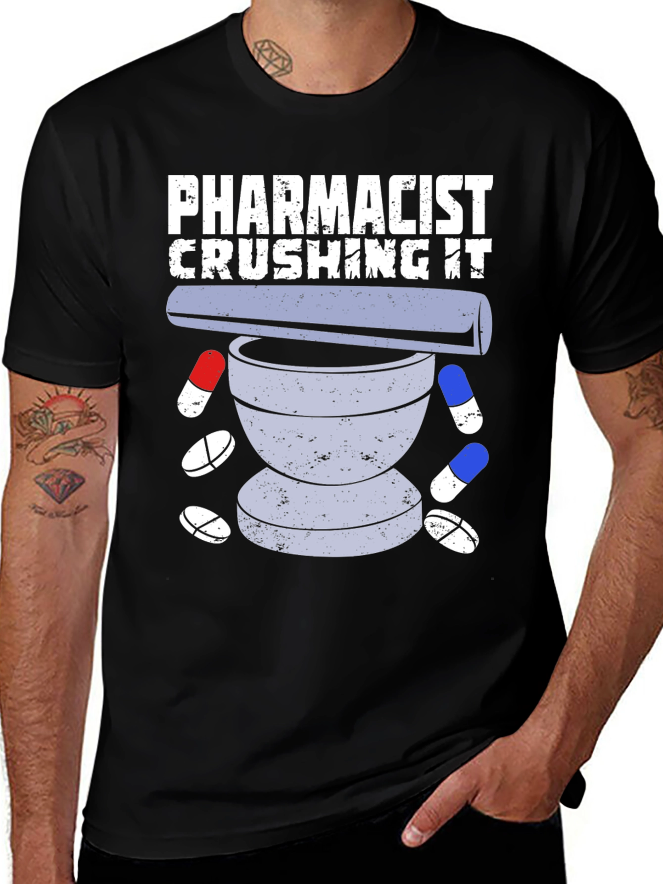 Variant 13 of Pharmacist Crushing It T-Shirt