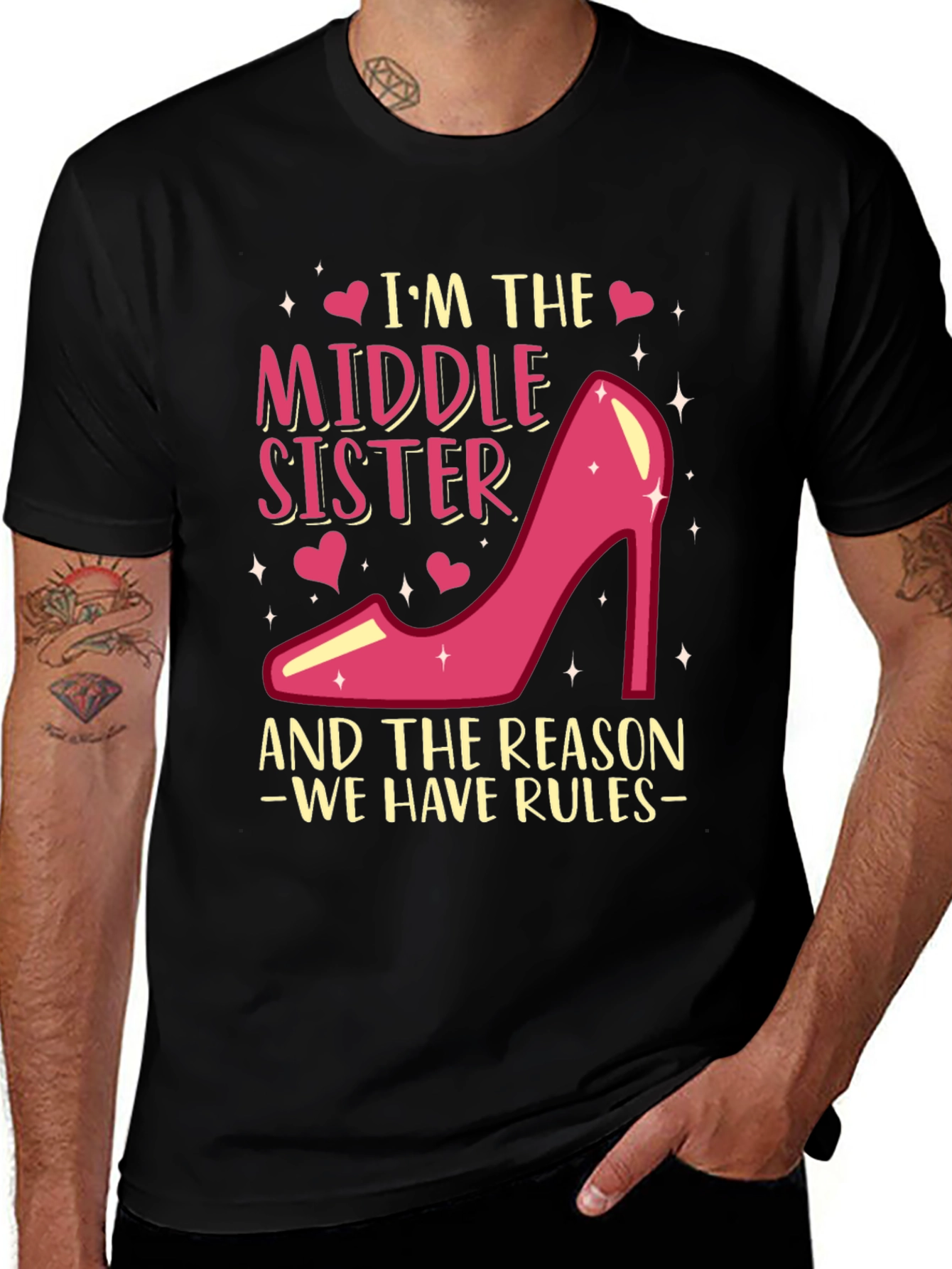 Variant 9 of Middle Sister T-Shirt - Reason We Have Rules!
