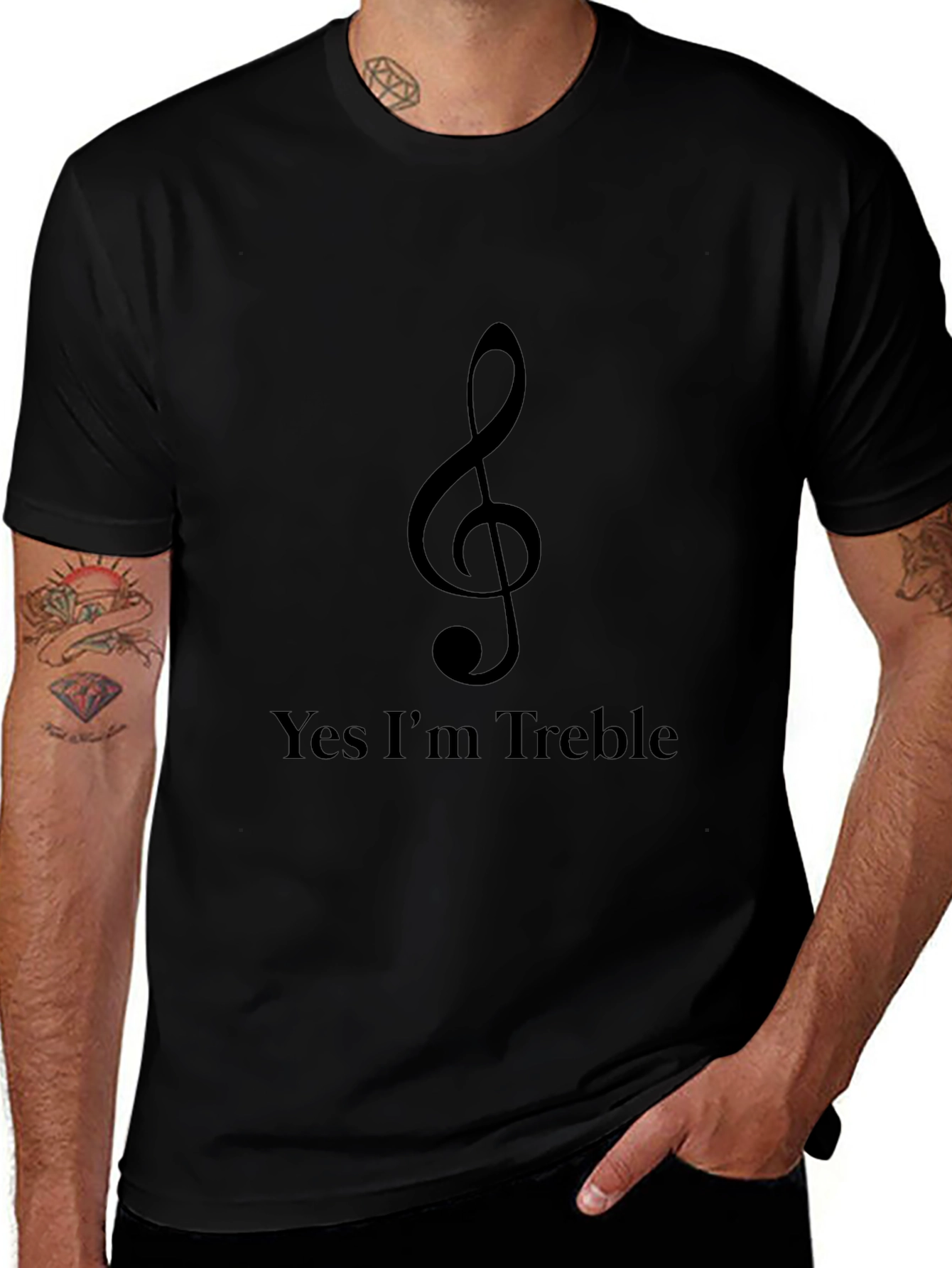 Variant 18 of Yes I'm Treble T-Shirt