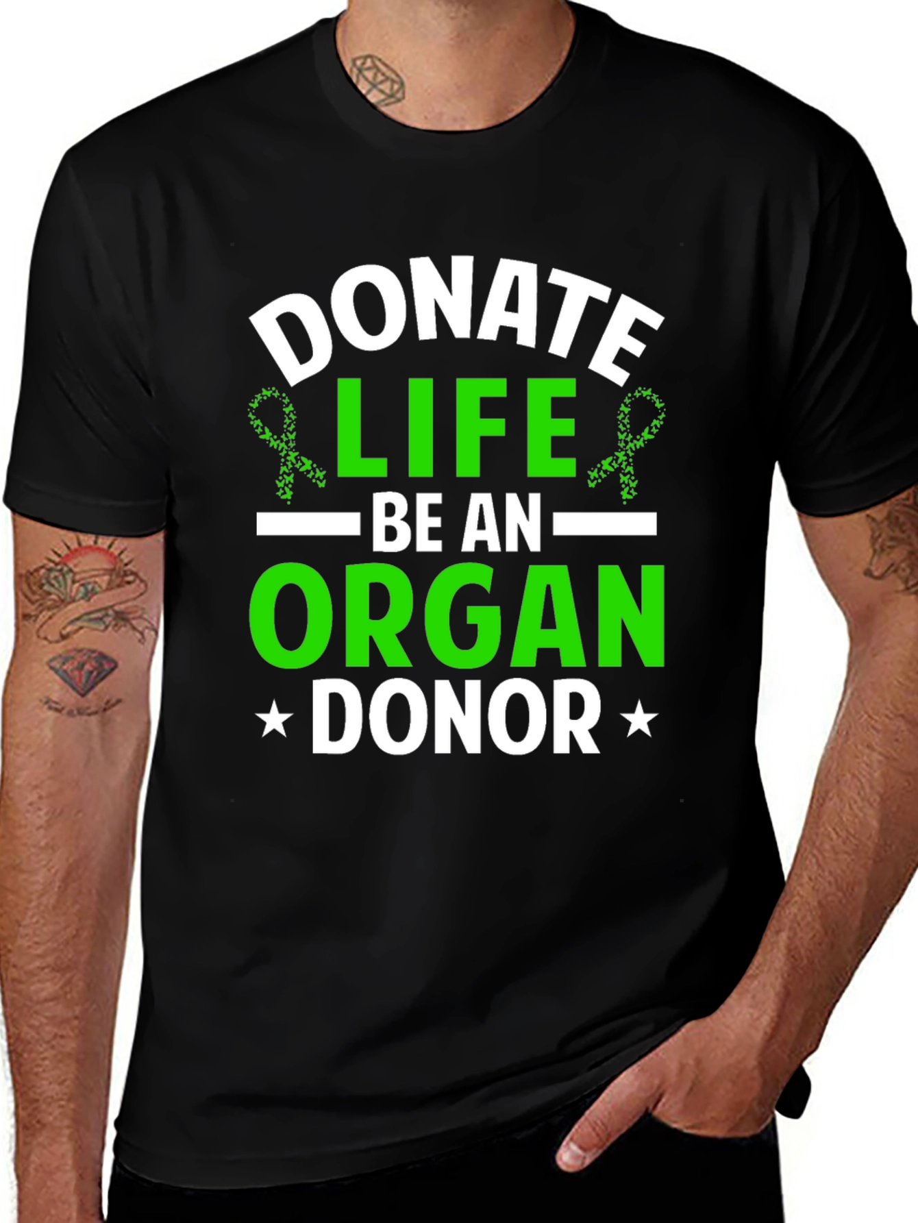 Variant 26 of Donate Life T-Shirt: Be an Organ Donor