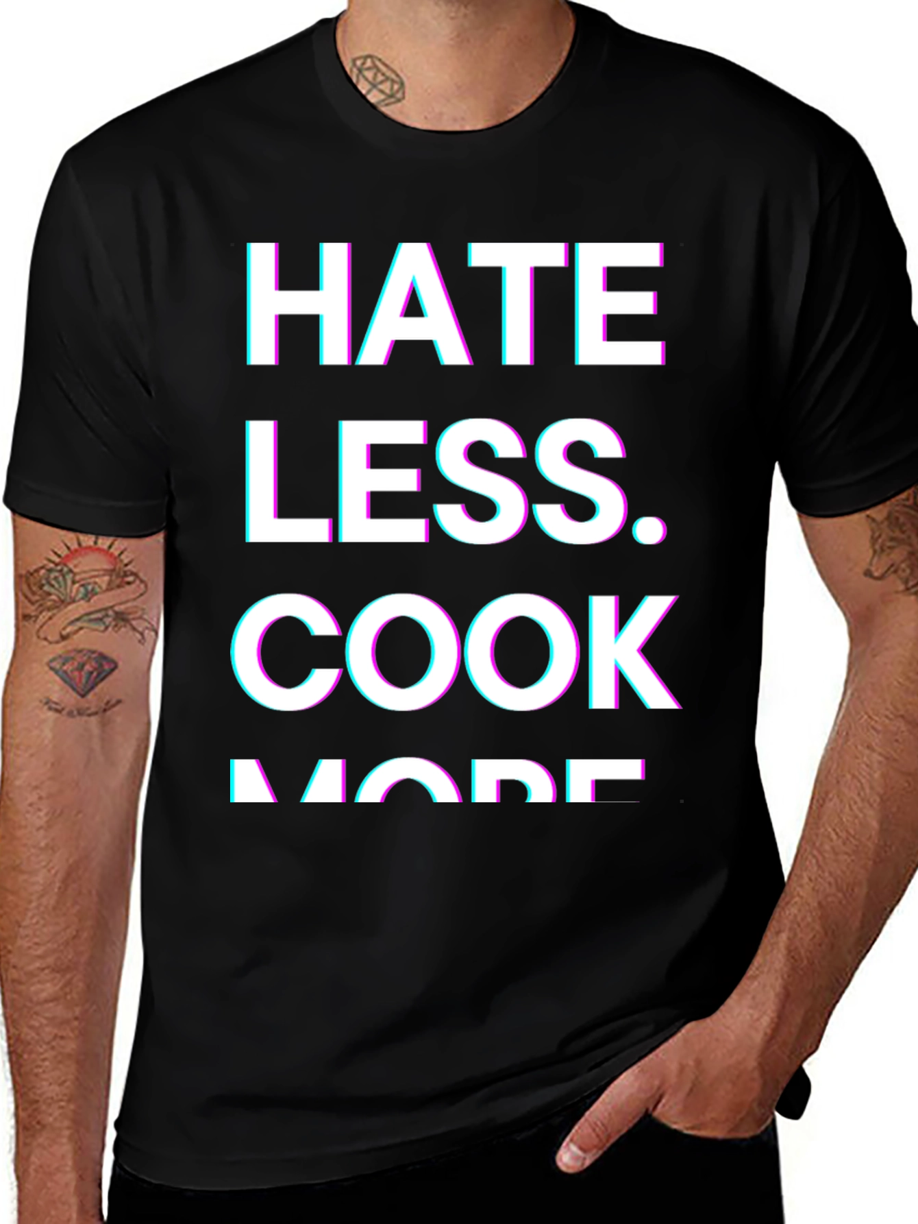 Variant 20 of Hate Less Cook More T-Shirt