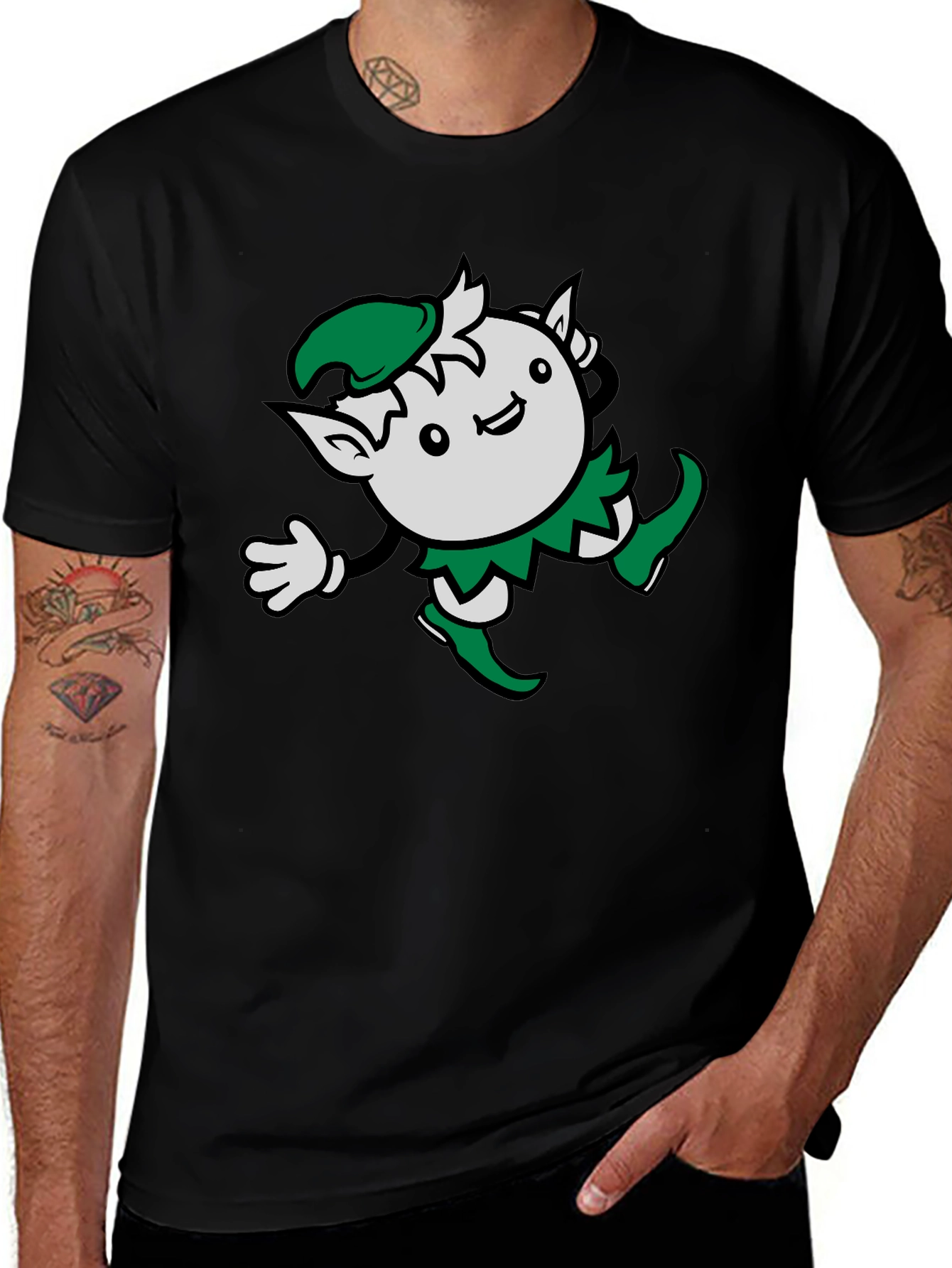Variant 18 of Cute Elf Graphic T-Shirt