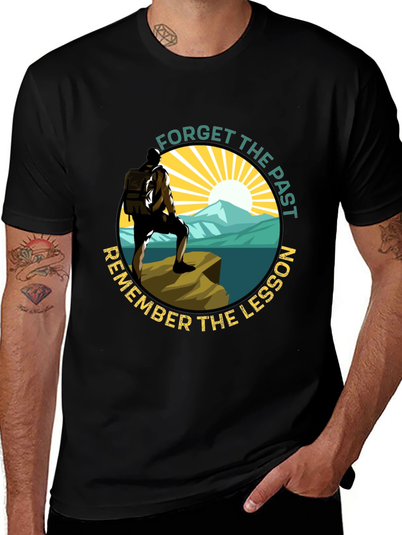 Variant 28 of Forget Past Remember Lesson T-Shirt