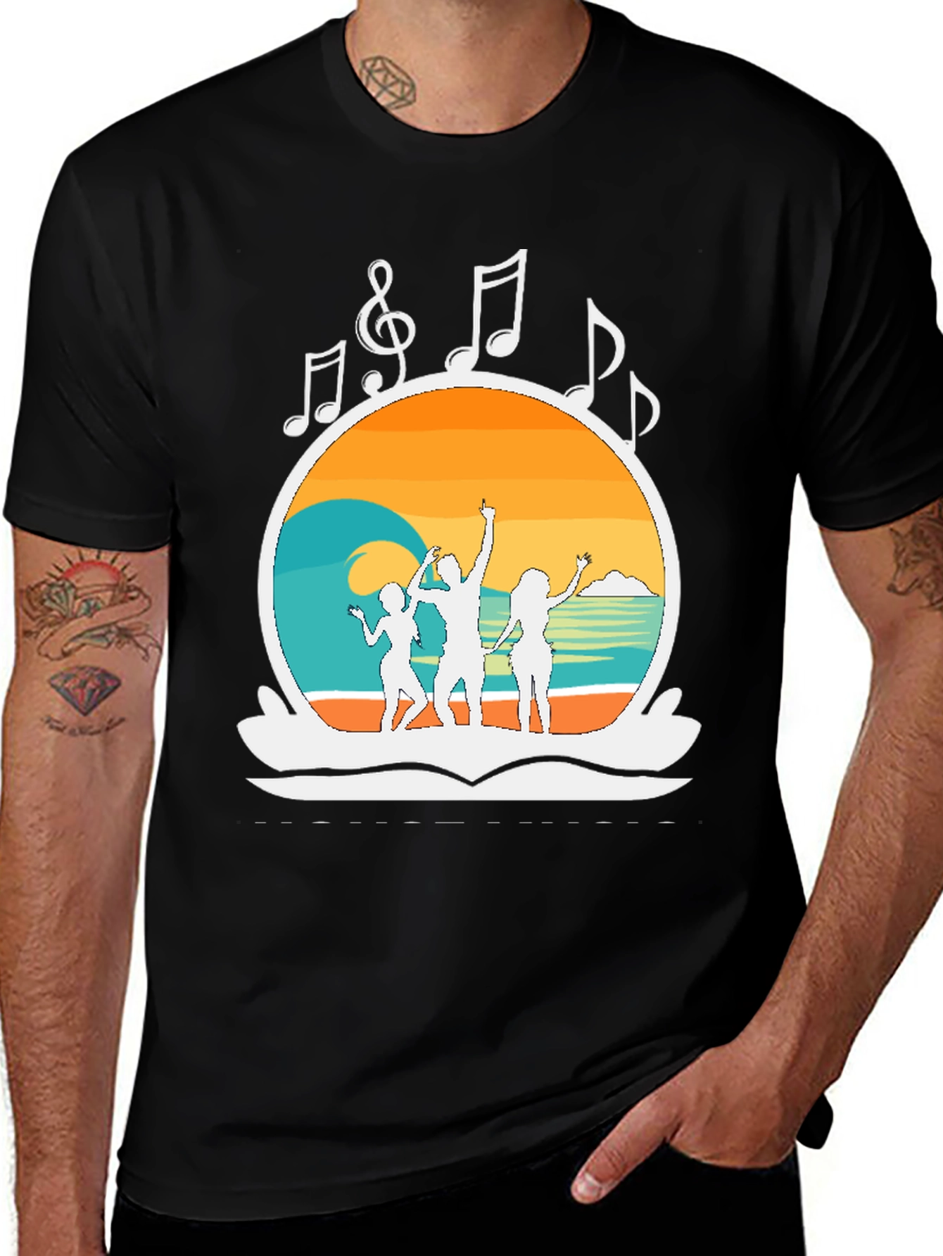 Beach Party Music T-Shirt