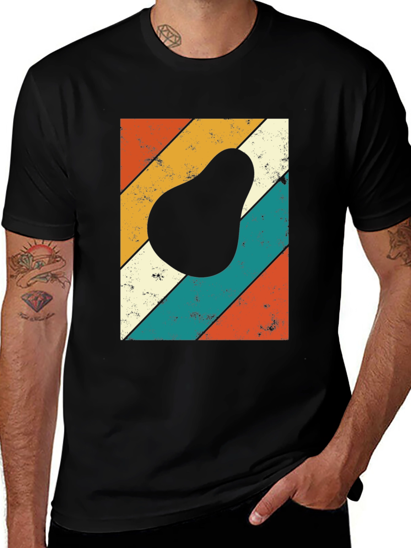 Variant 25 of Retro Avocado Graphic T-Shirt