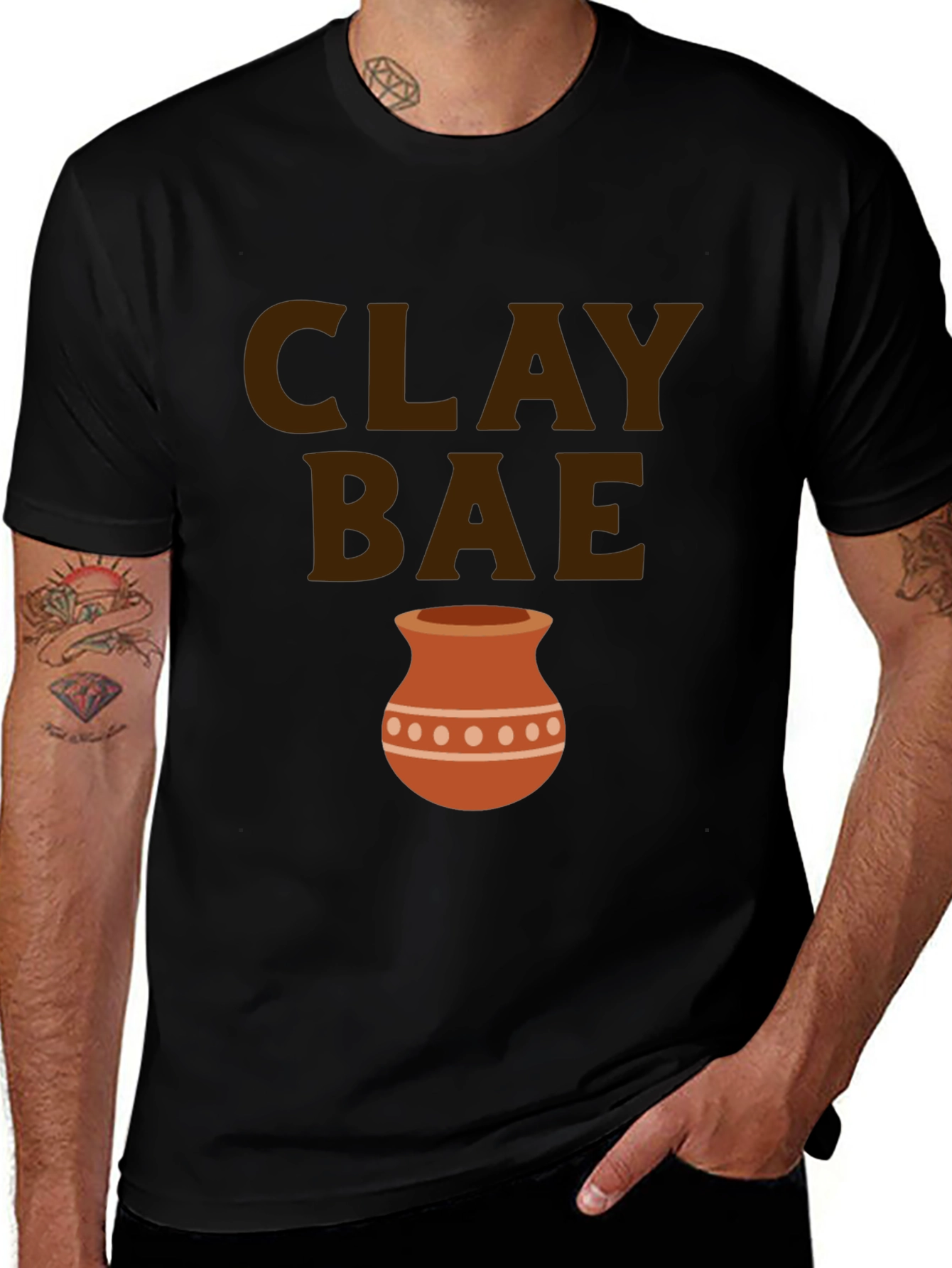 Variant 12 of Clay Bae Graphic T-Shirt - Pottery Lover Tee