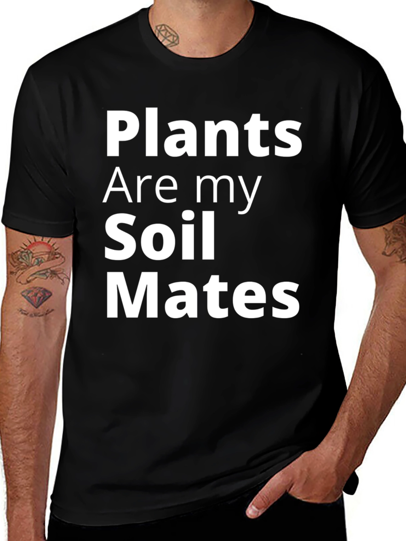 Variant 2 of Plants Are My Soil Mates Graphic Tee