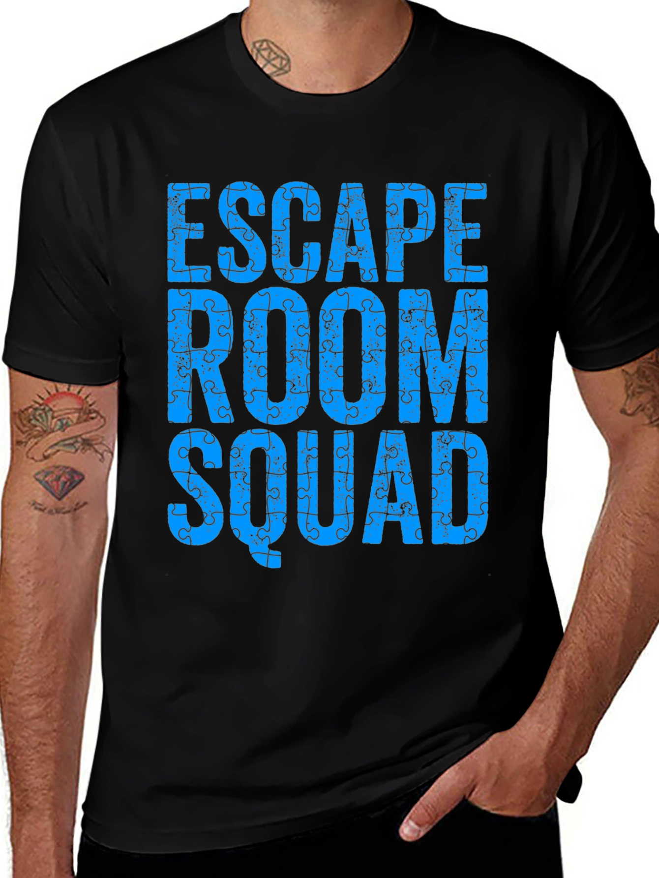 Escape Room Squad Puzzle T-Shirt