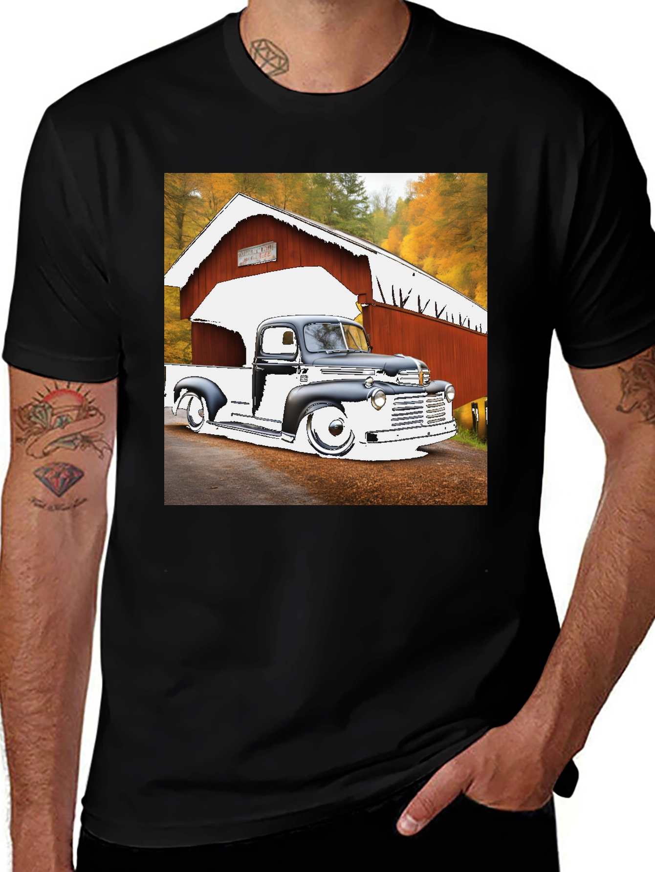 Variant 22 of Vintage Truck Graphic Tee