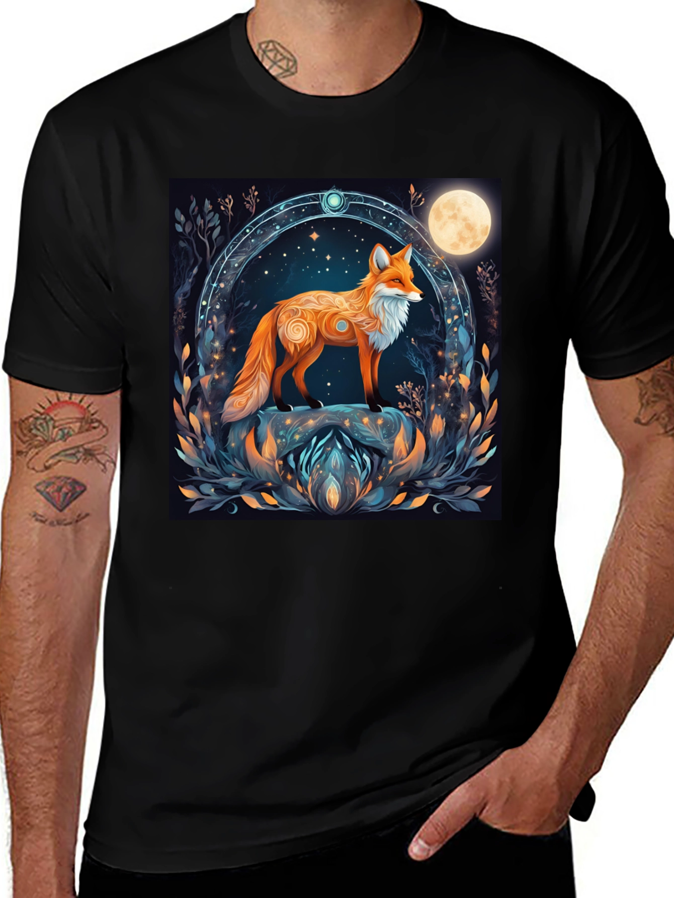 Variant 28 of Mystic Fox Graphic Tee