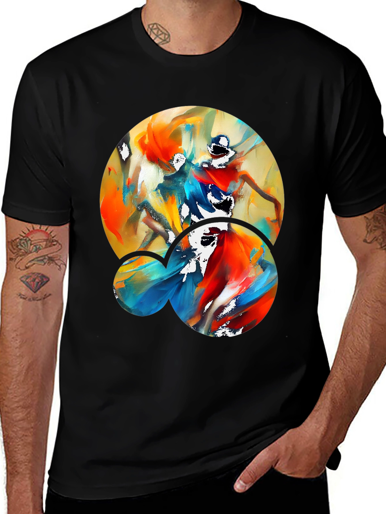 Variant 19 of Abstract Art Graphic Tee - Bold & Unique Design