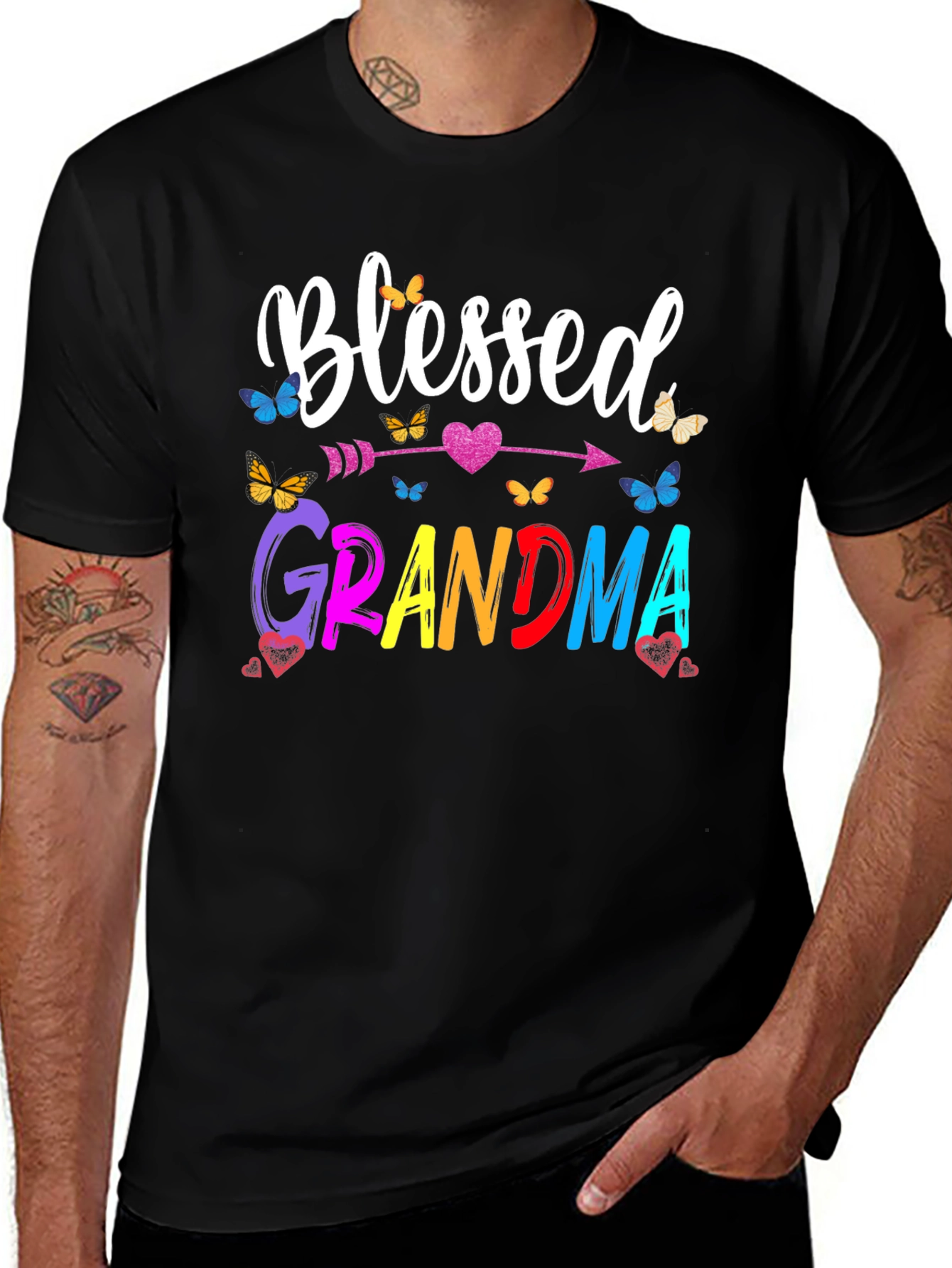 Variant 25 of Blessed Grandma Graphic T-Shirt